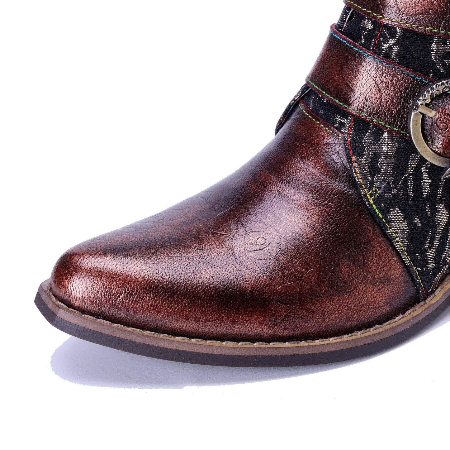 Straps Rebel Ankle Boots