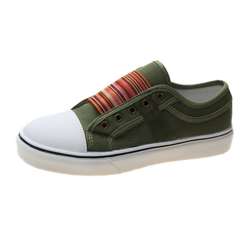Classic Canvas Sneakers No Laces Needed