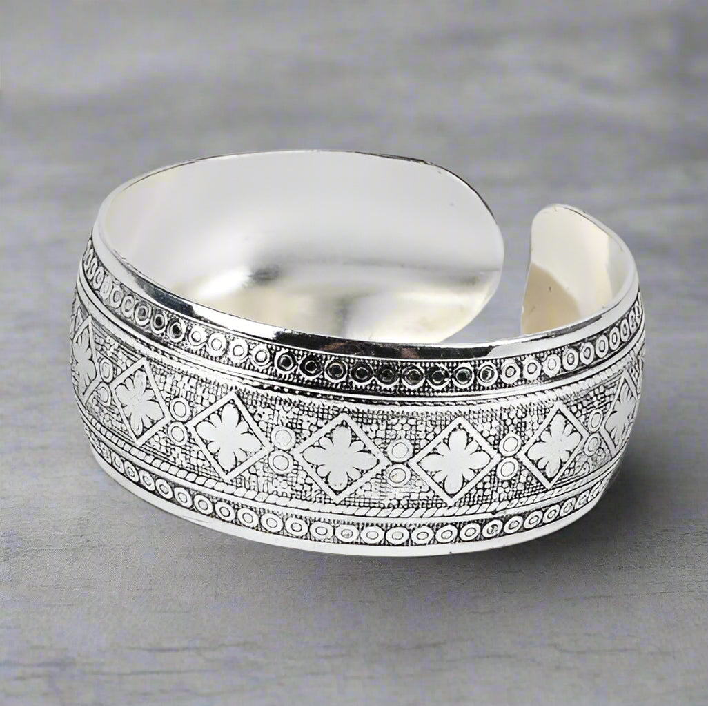 Antique Silver Bangle