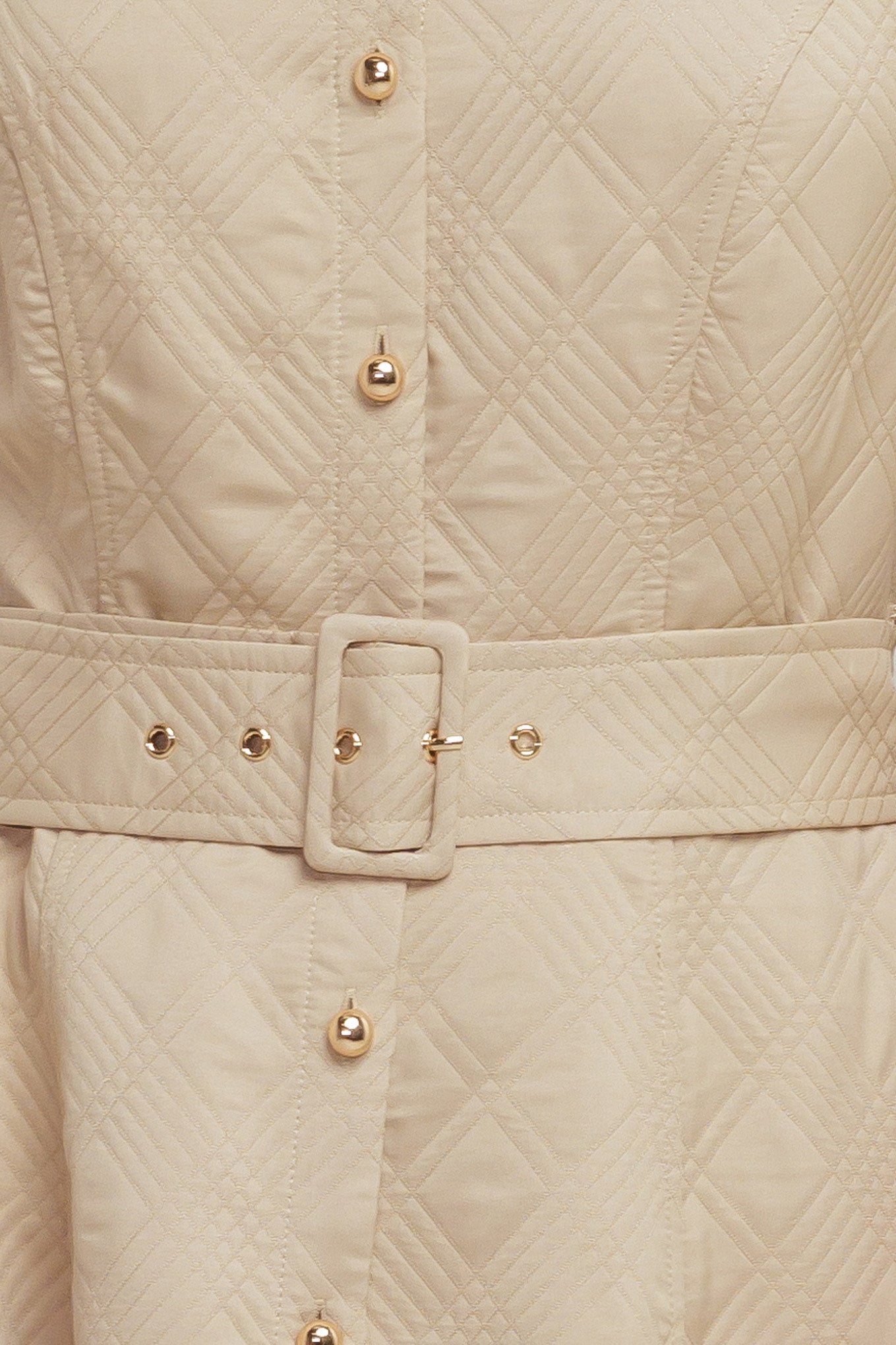 Neutral Chic Woven Midi Dress