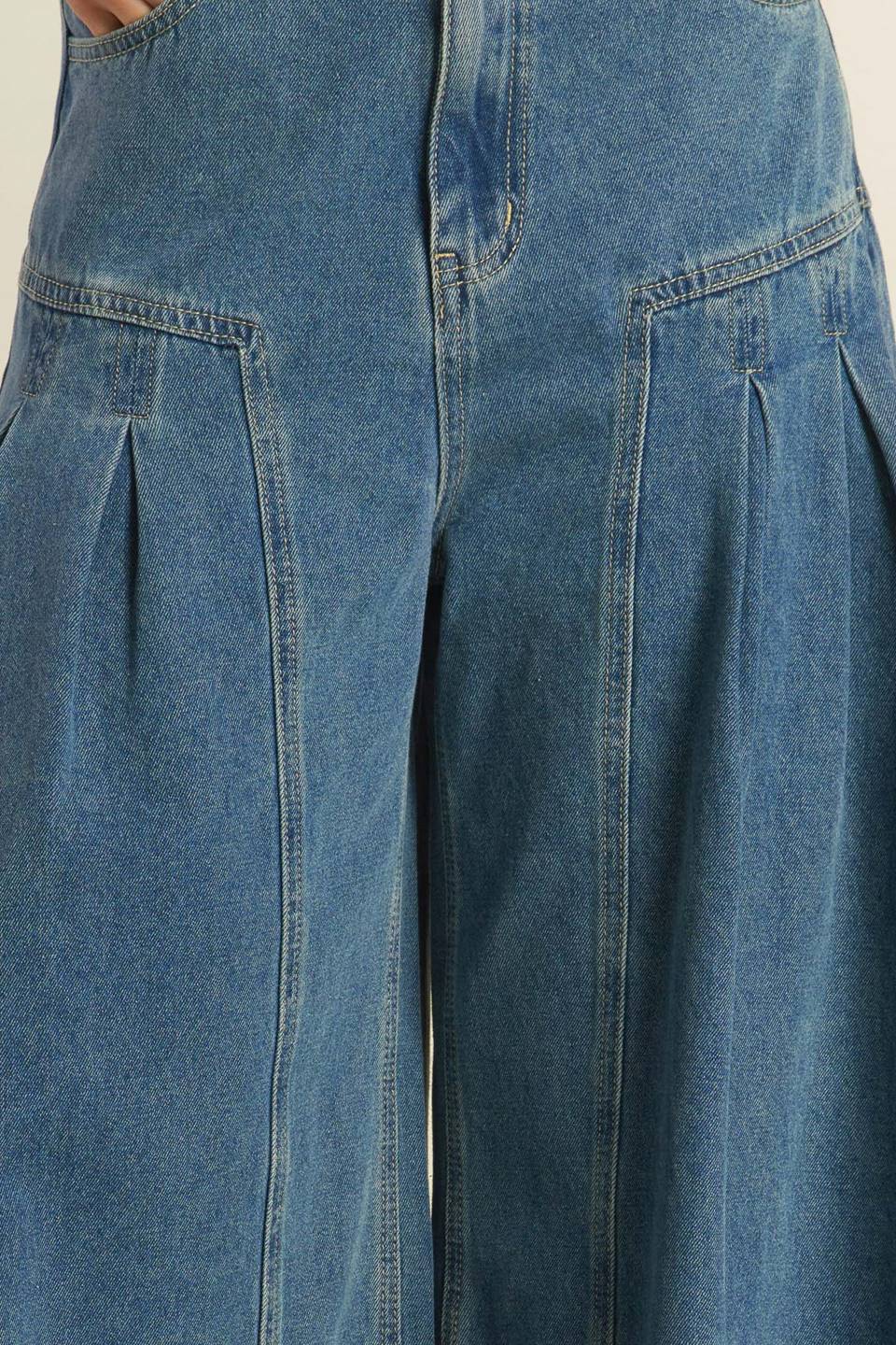 Effortless Edge Denim Pants
