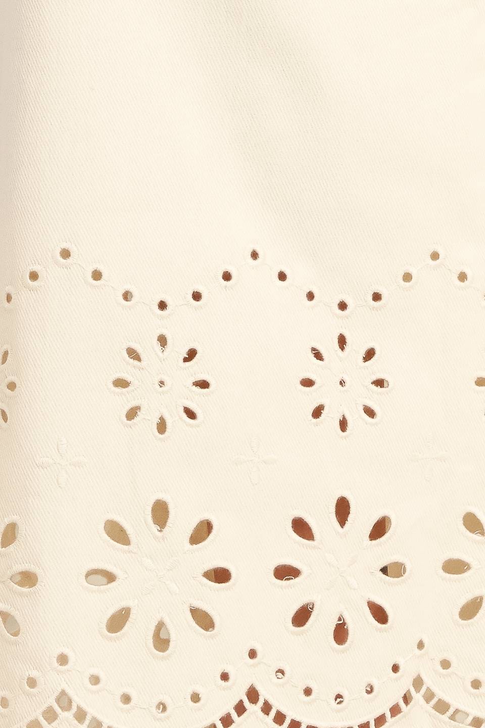 Sunday Leaf Twill Culotte Pants