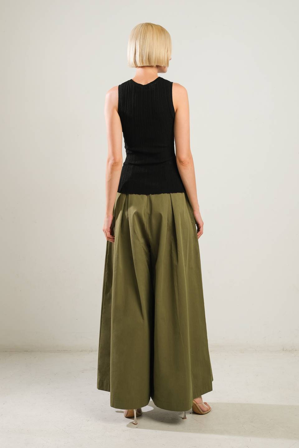 Be Right Back Black Sweater Top