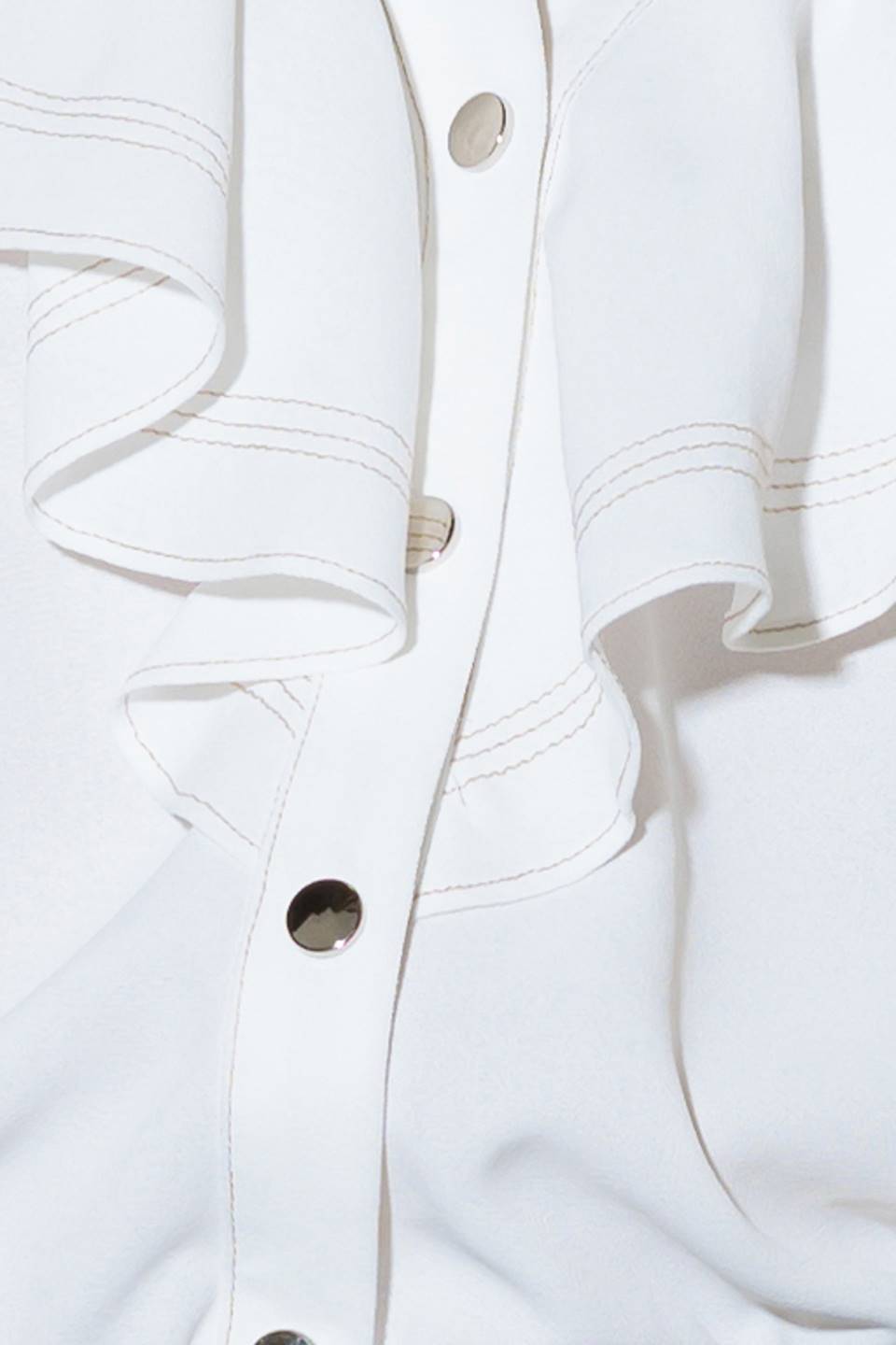 Made for Romance Off White Woven Top