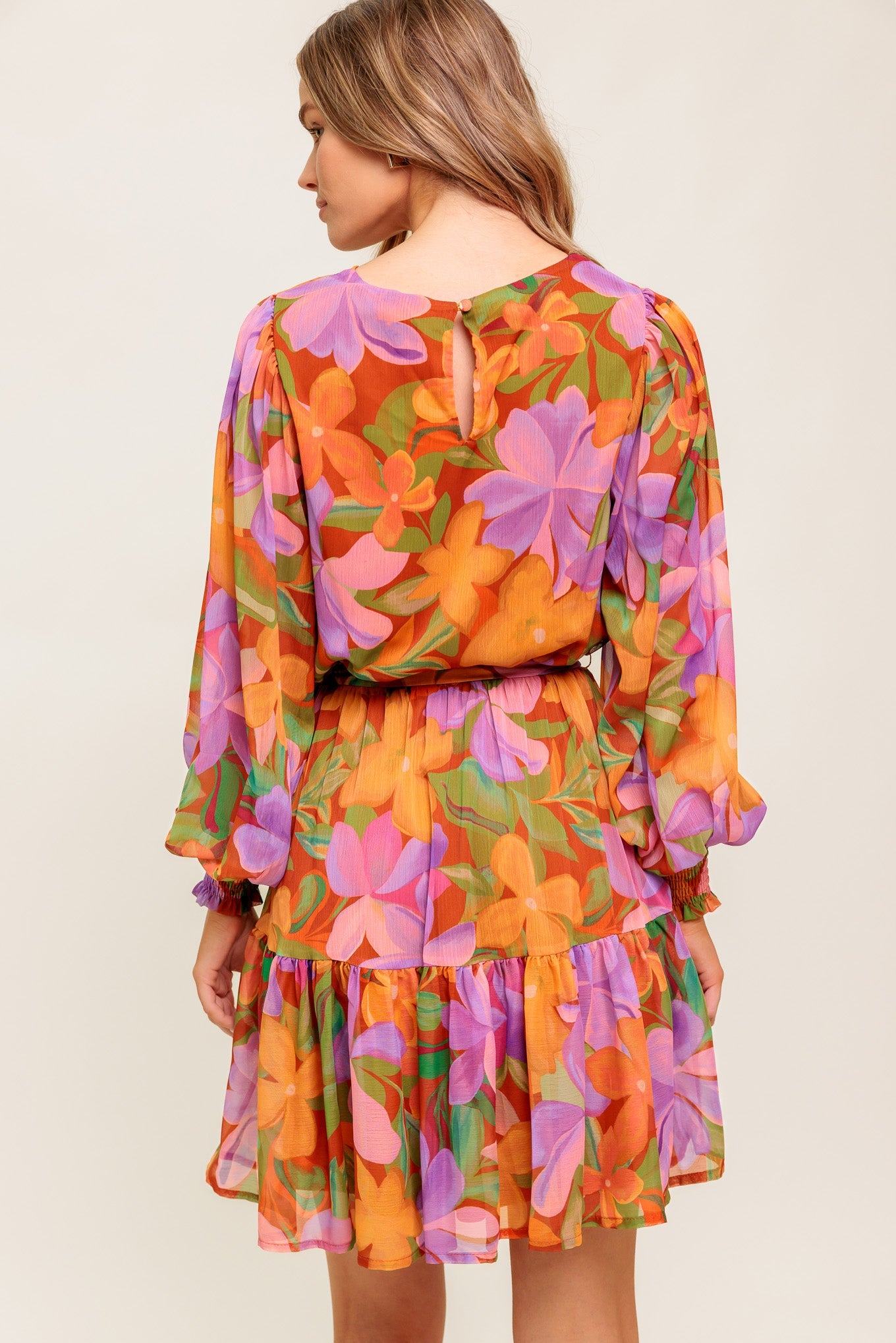 Muted Garden Mini Dress