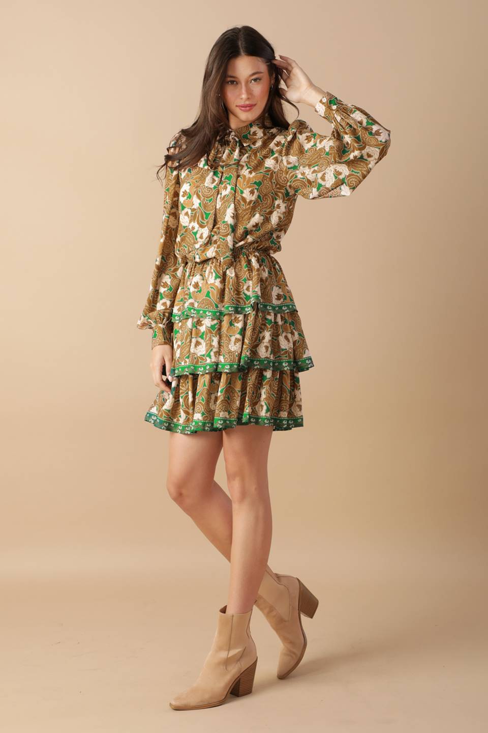 Open Path Mini Dress
