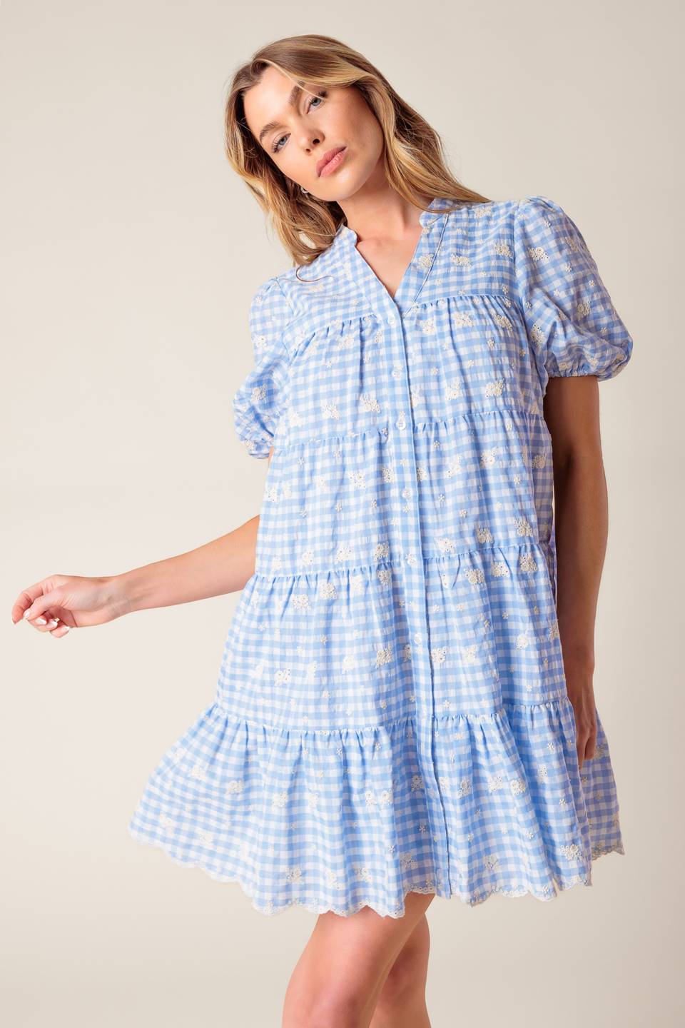 Let's Catch up Woven Mini Dress