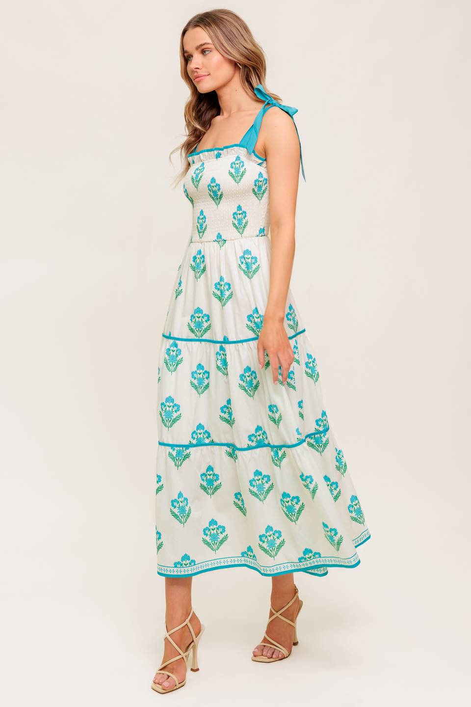 Midnight Botanica Midi Dress