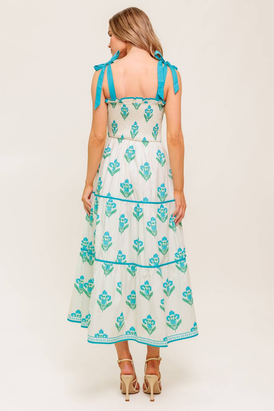 Midnight Botanica Midi Dress