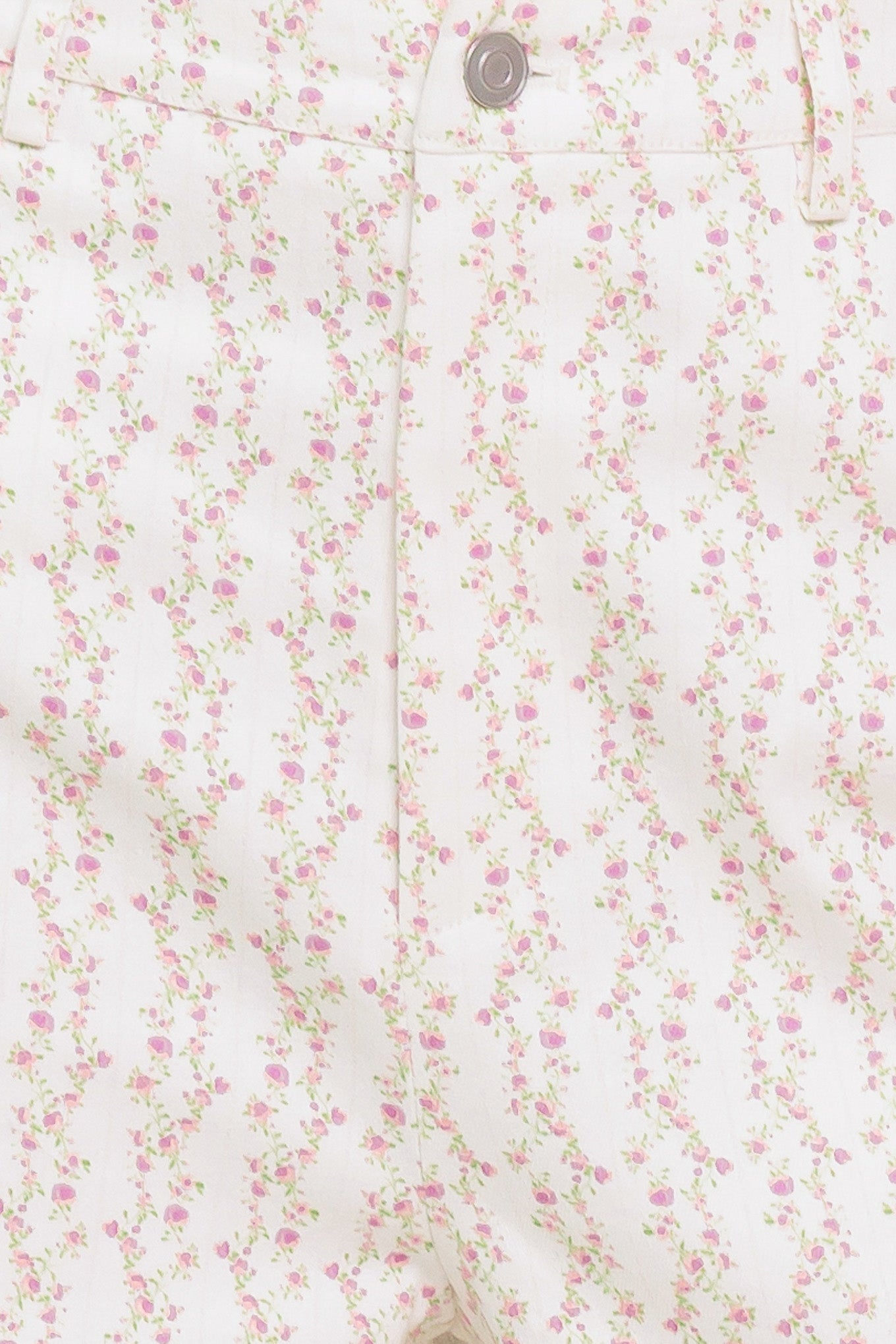 Citrus Flow Ivory Woven Pants