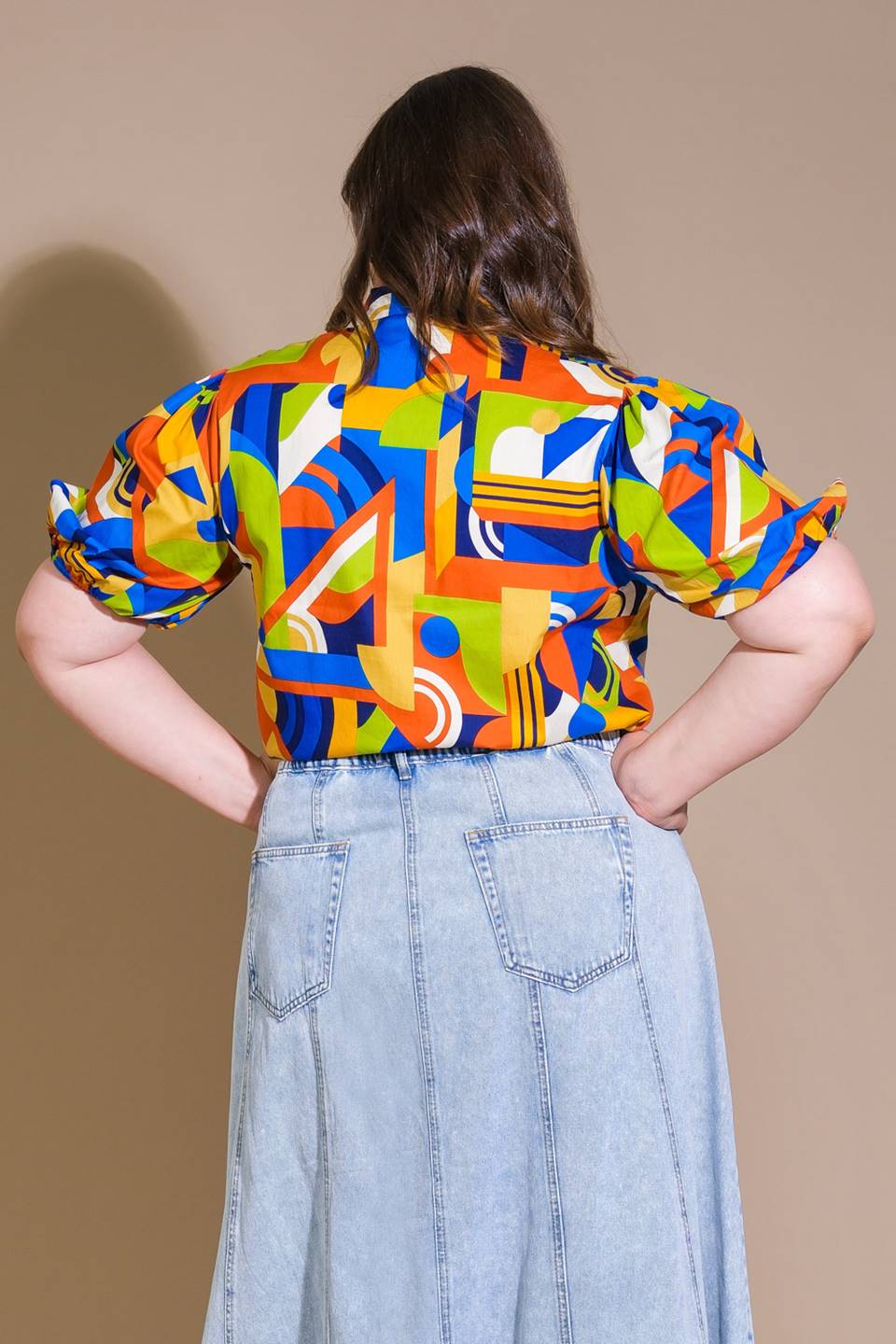 Heart on Display Woven Top