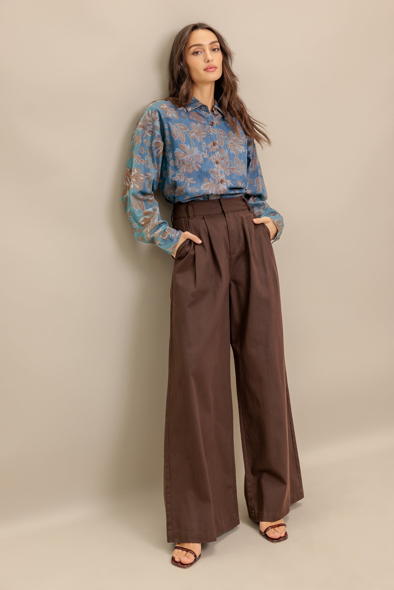 Stick to the Plan Denim Top