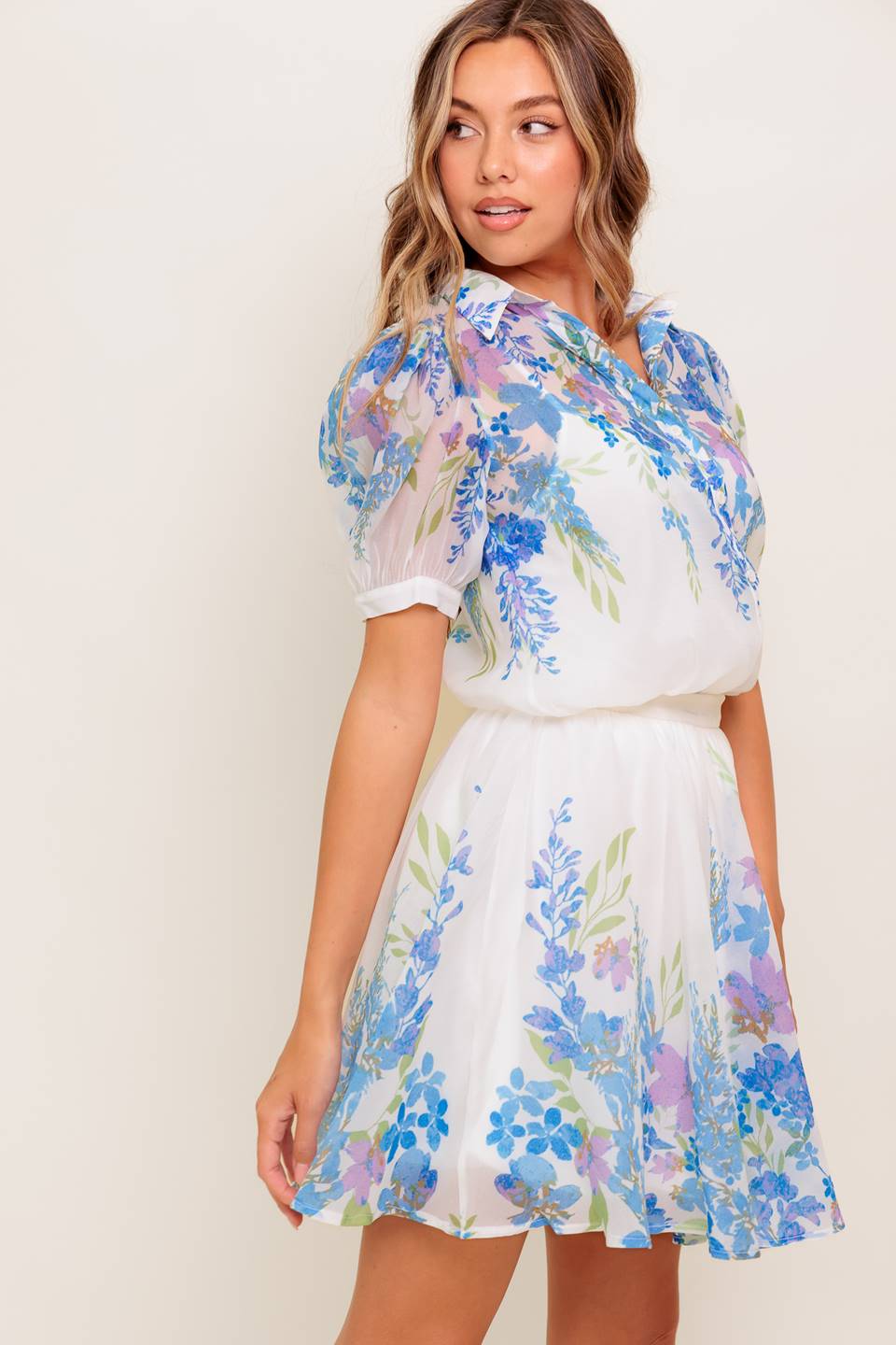 Sunset Sail Button Blouse