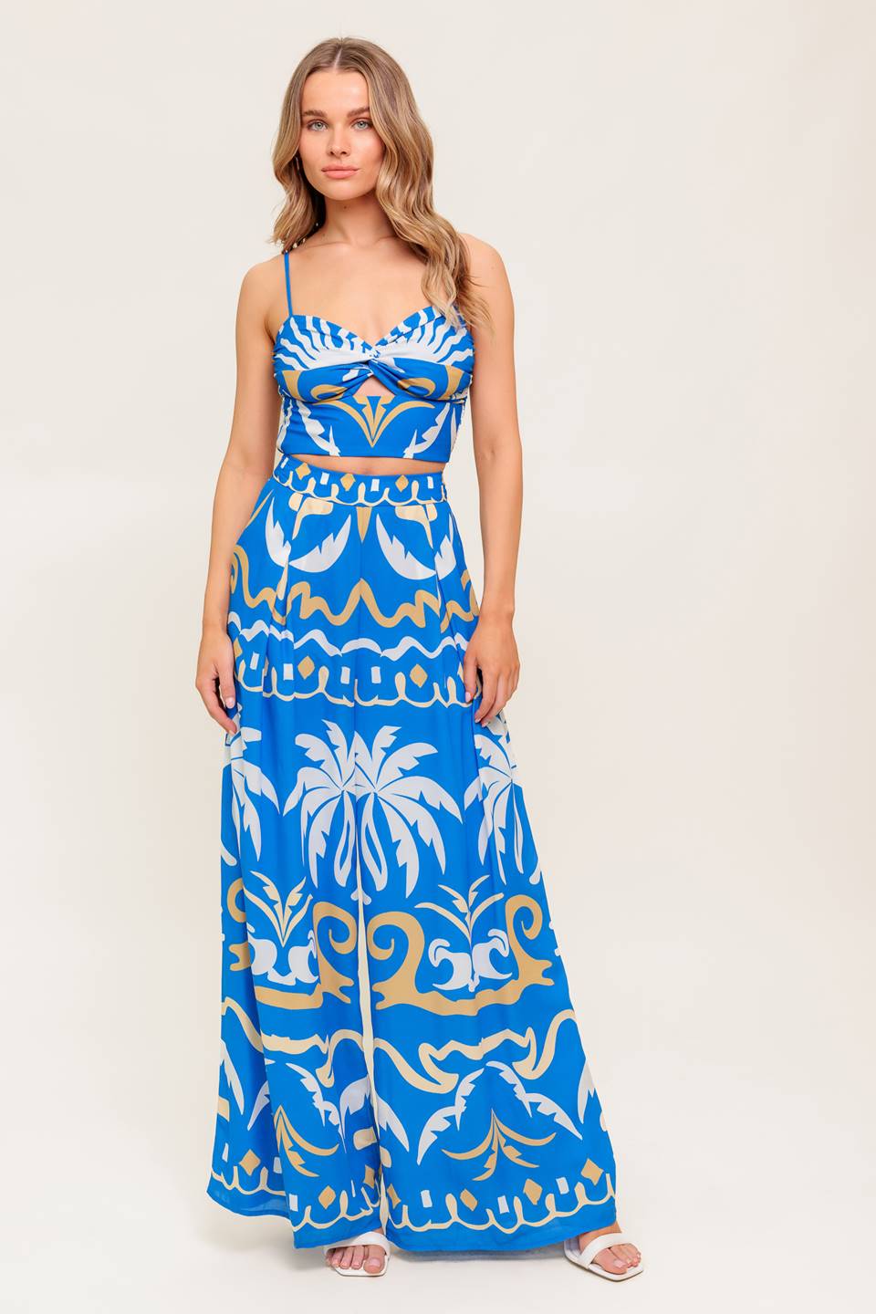 Evening Blue Top & Pants Set
