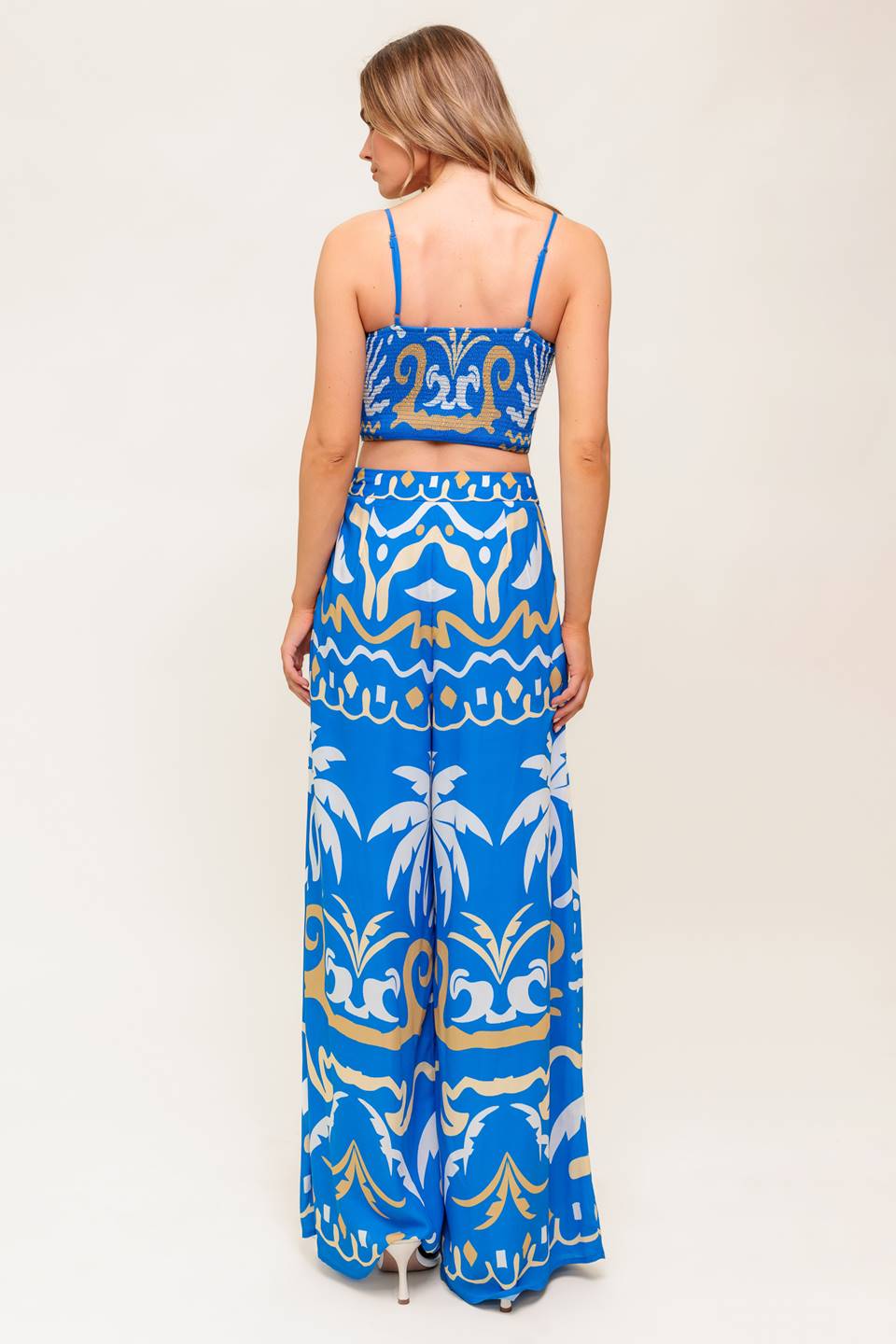 Evening Blue Top & Pants Set