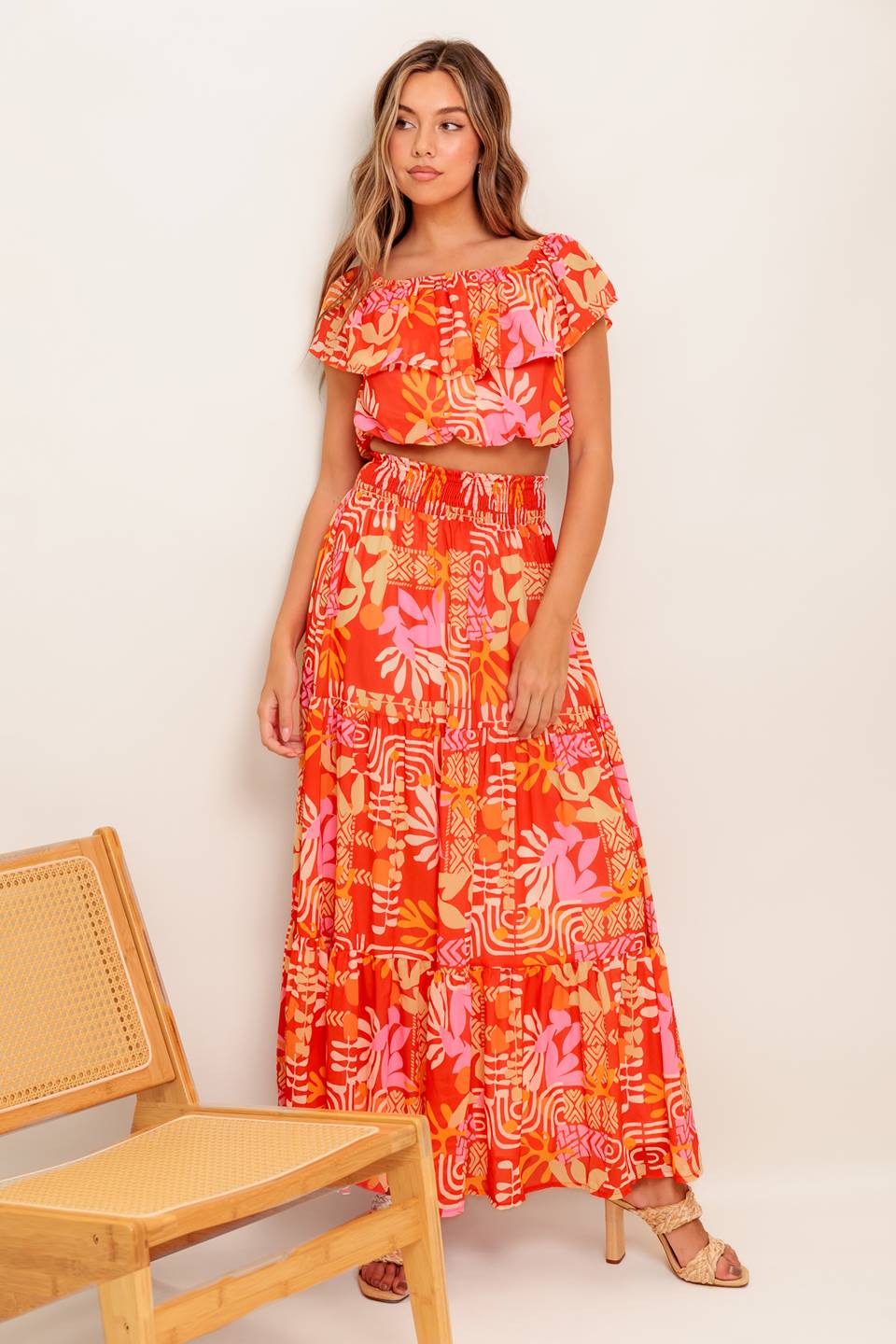 Meadow Dance Collection Top & Skirt Set