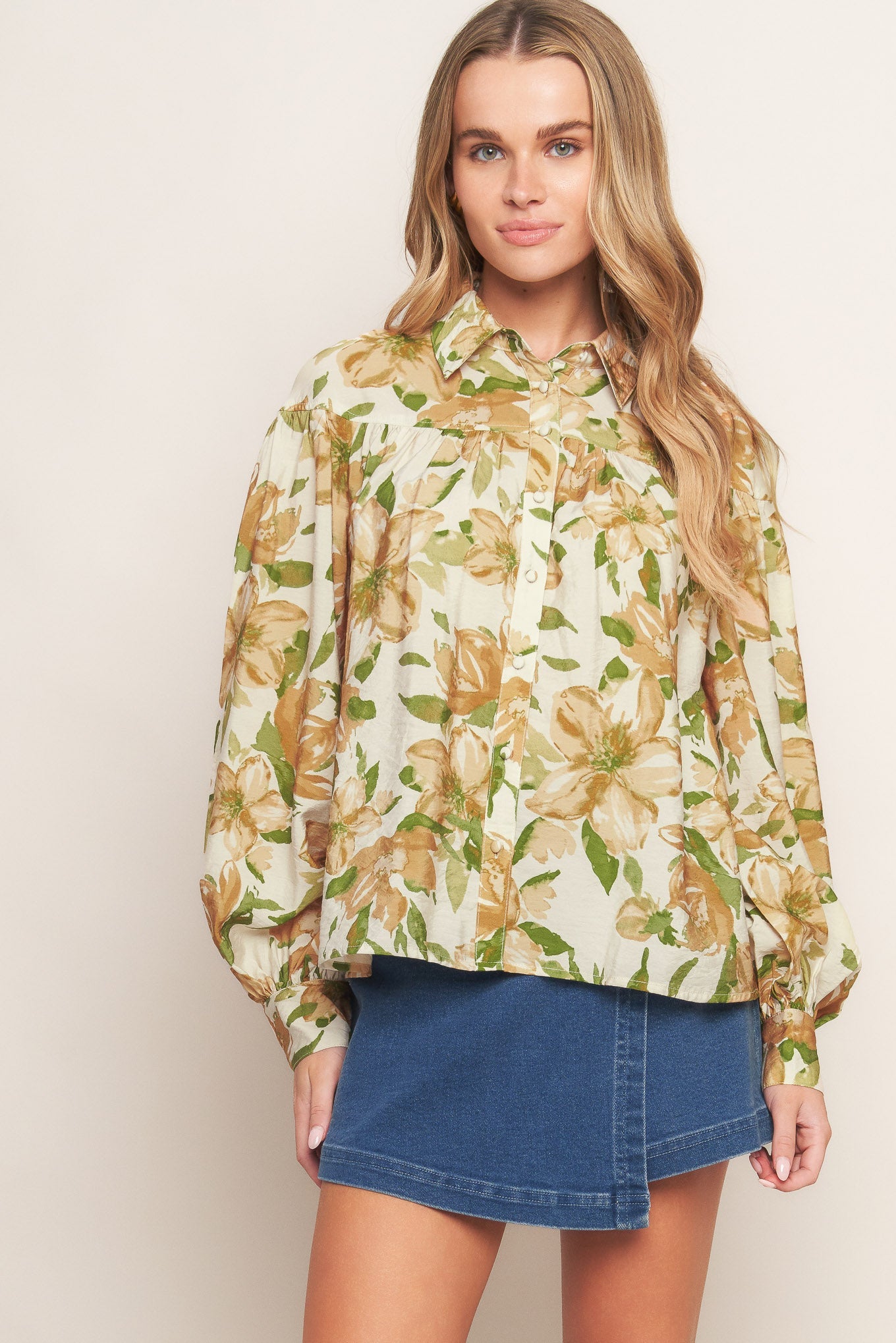 Wildflower Breeze Woven Top