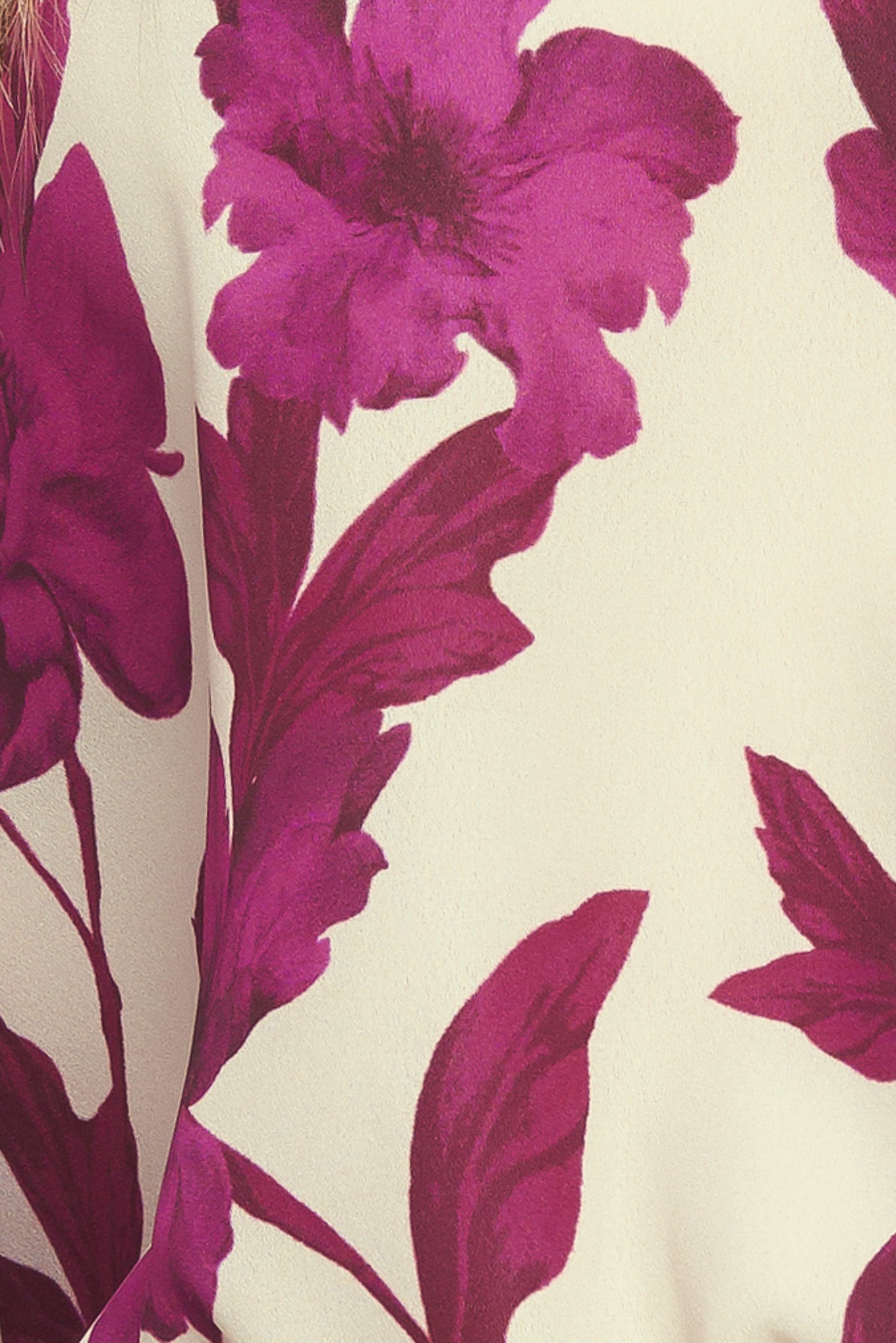 Sweet Botanical Charm Woven Top