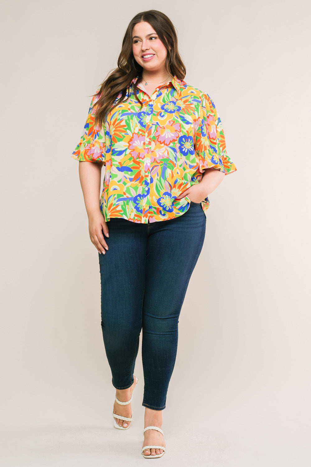 Garden Party Vibes Woven Top