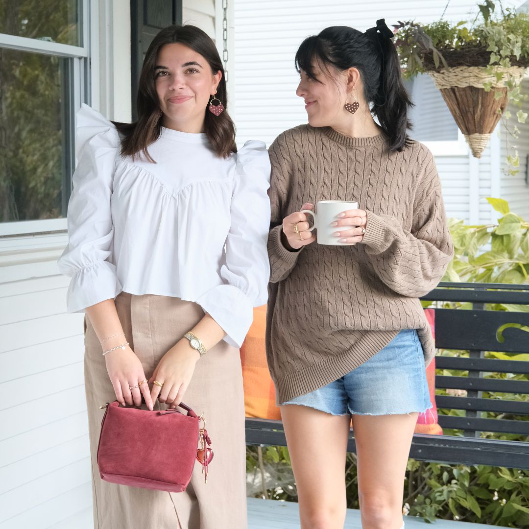 Brown Studded Harlow