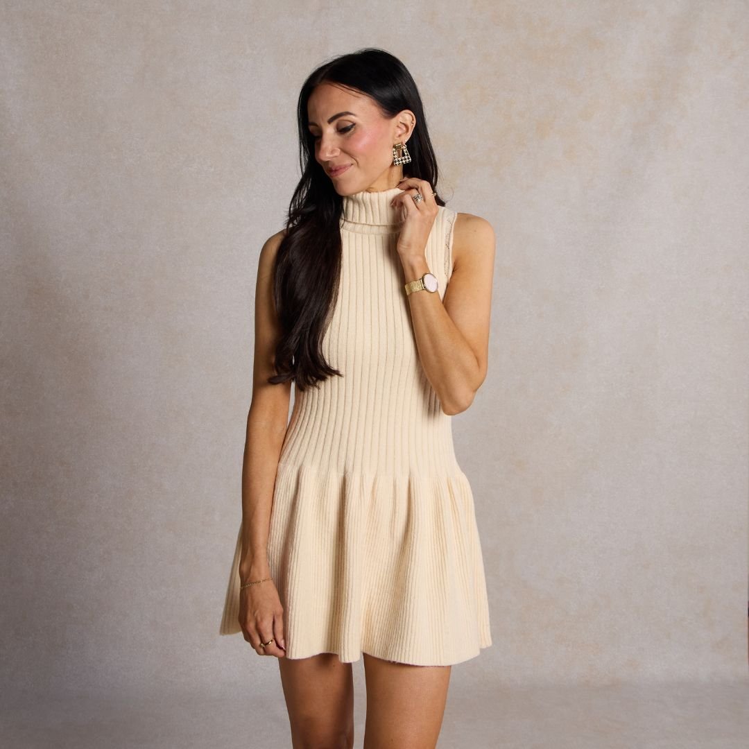 Ecru & Bronze Houndstooth Avery