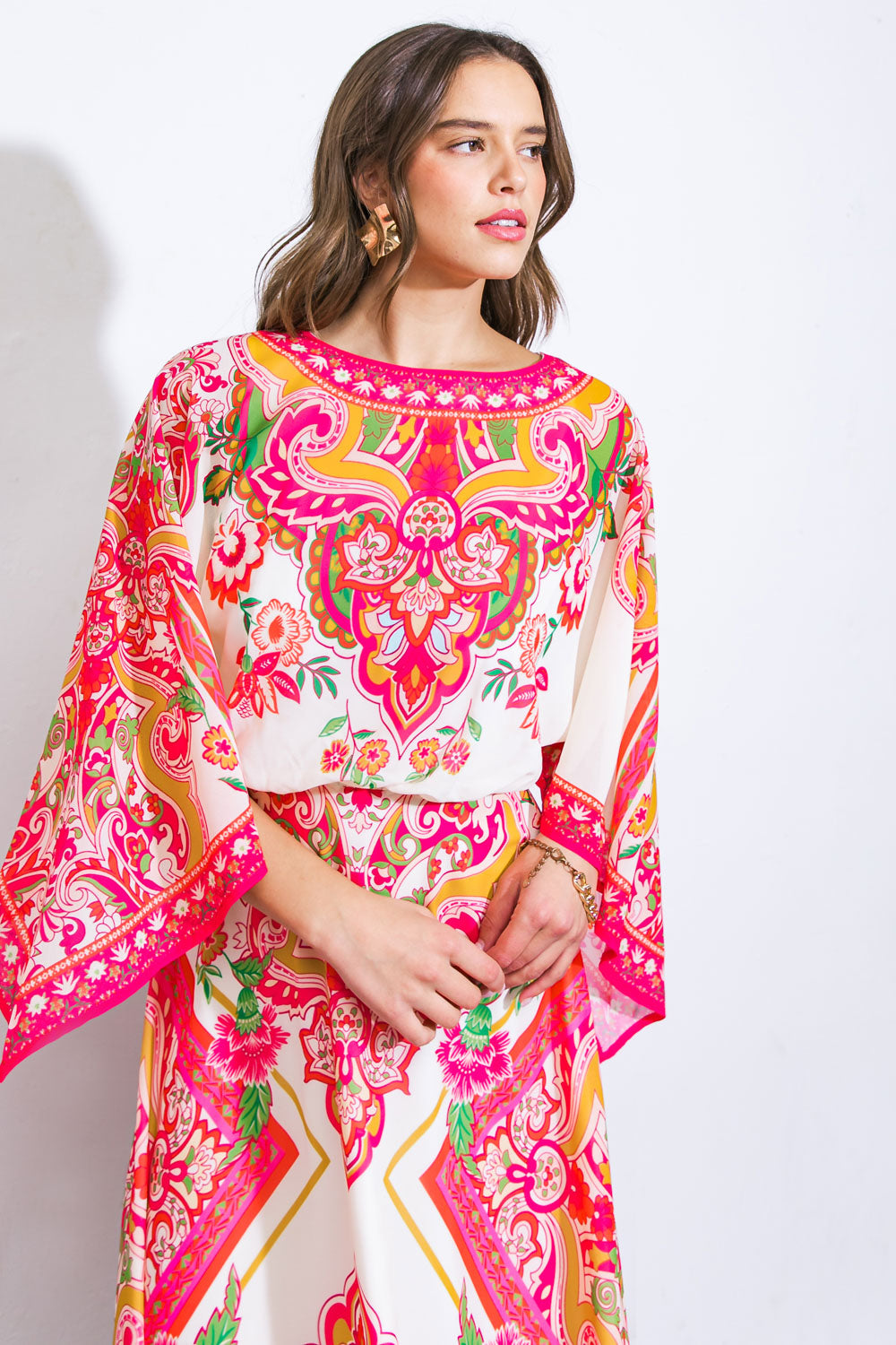 Stuck on You Woven Midi Dress