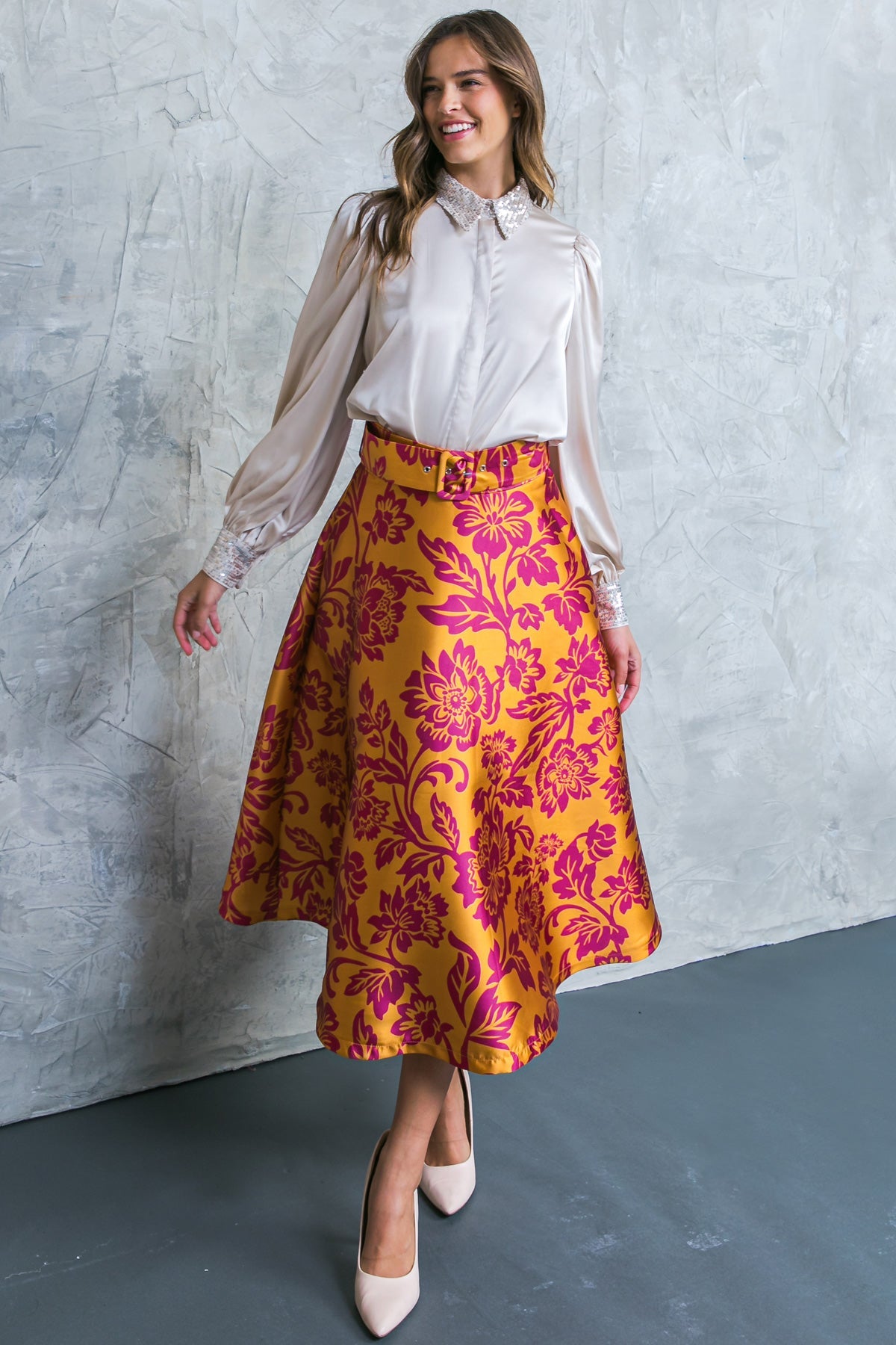Perfect Refinement Woven Skirt