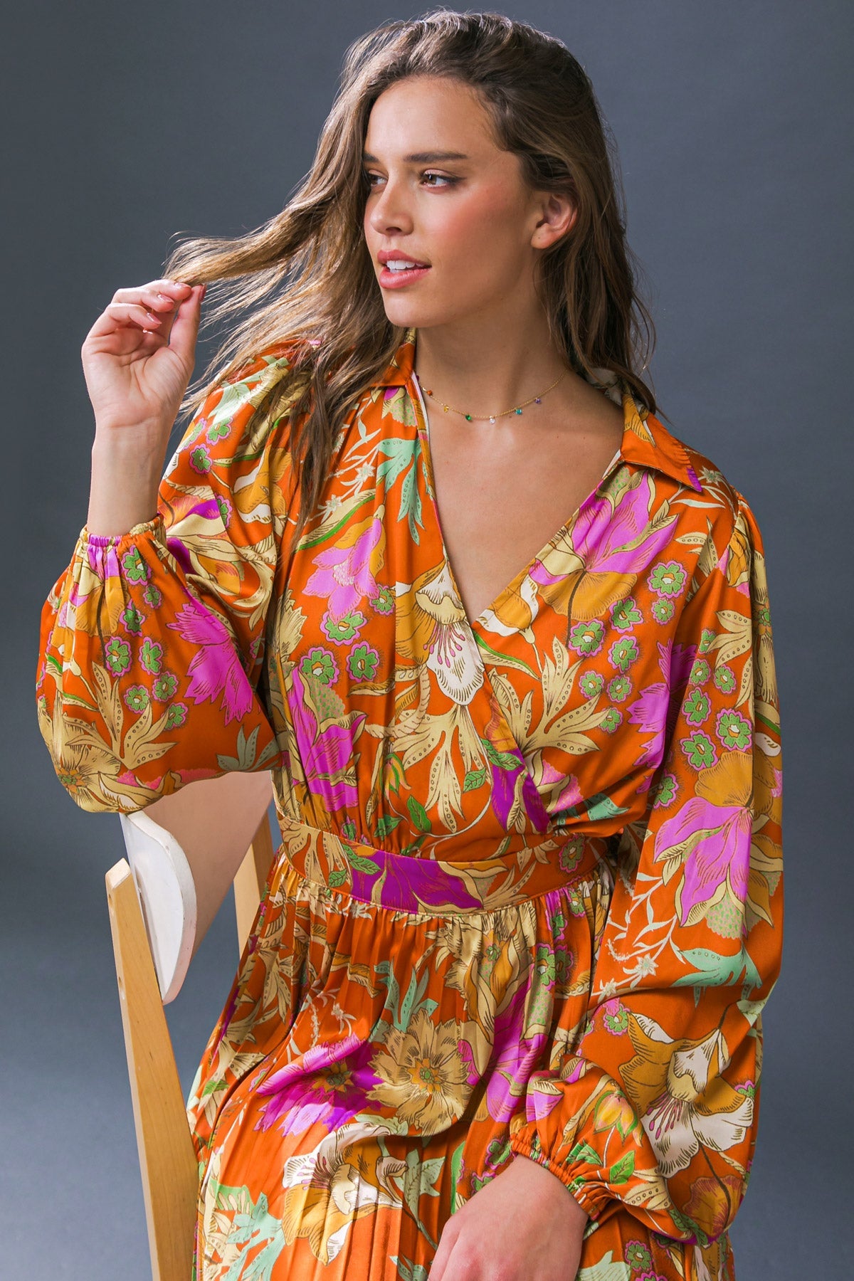 Keep Getting Better Woven Midi Dress