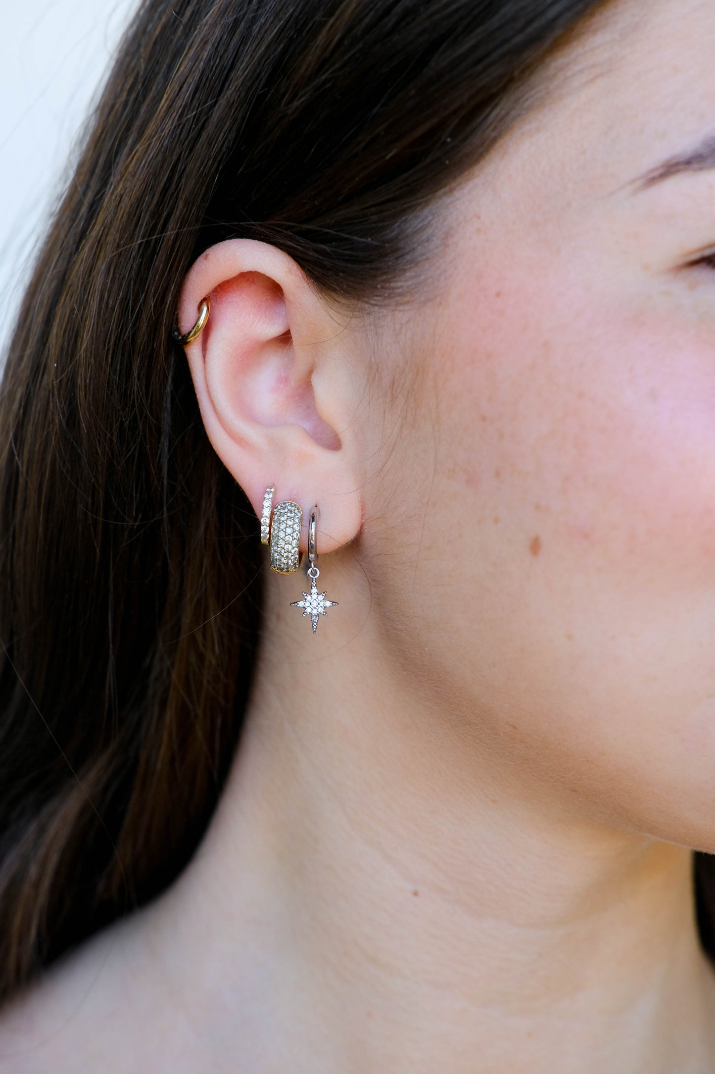 Silver Moon and Star Huggies