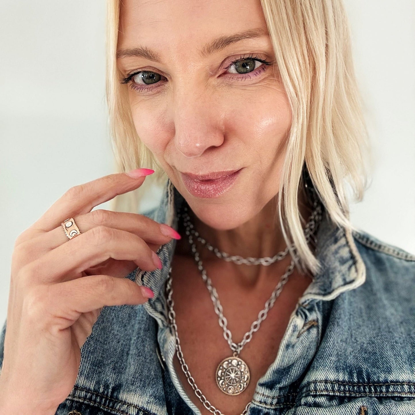 Trust Moon Phase Adjustable Ring