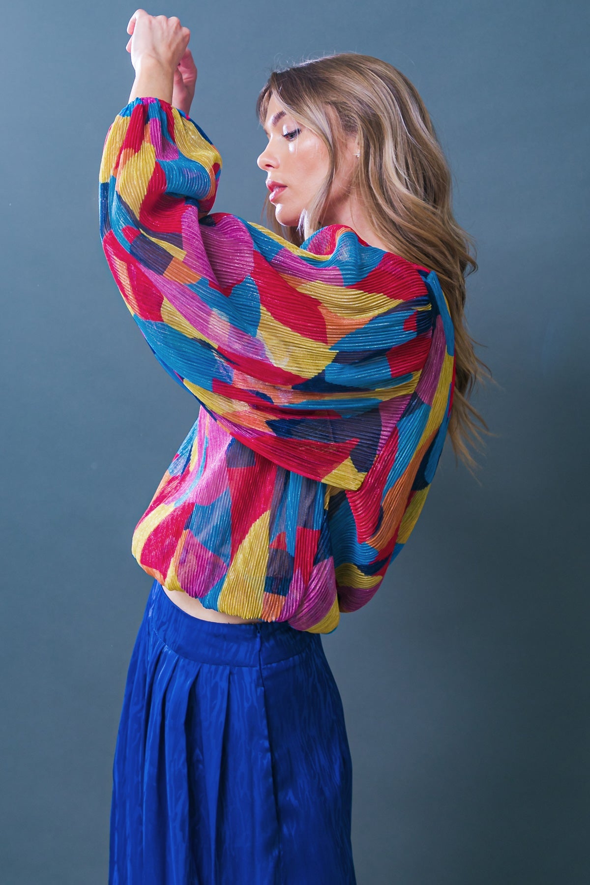 Feeling Delightful Woven Top