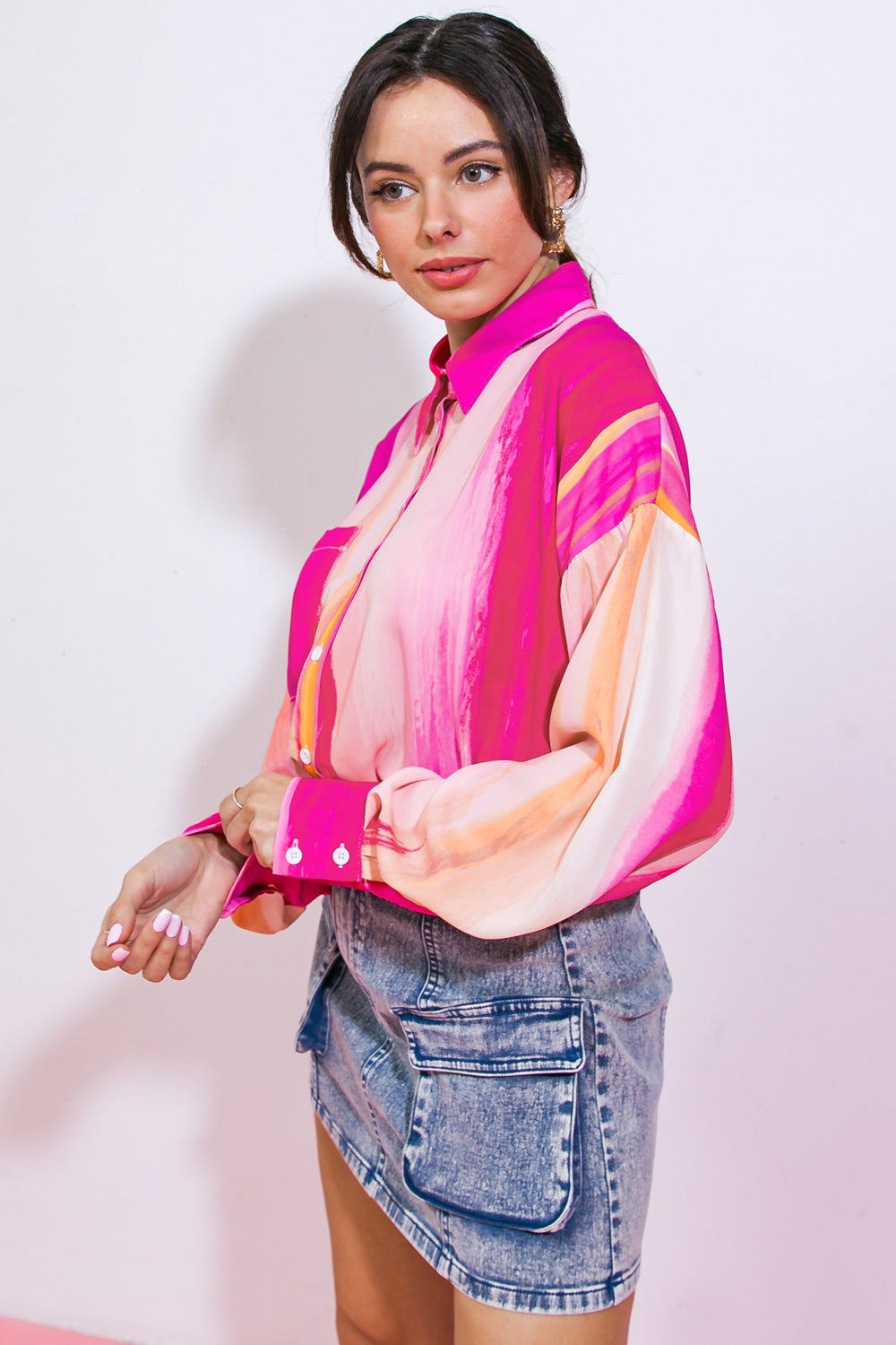 Take The Lead Woven Top