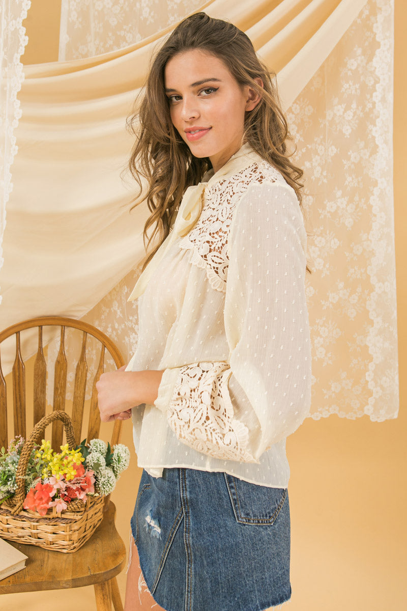 Stay Ahead Peasant Top