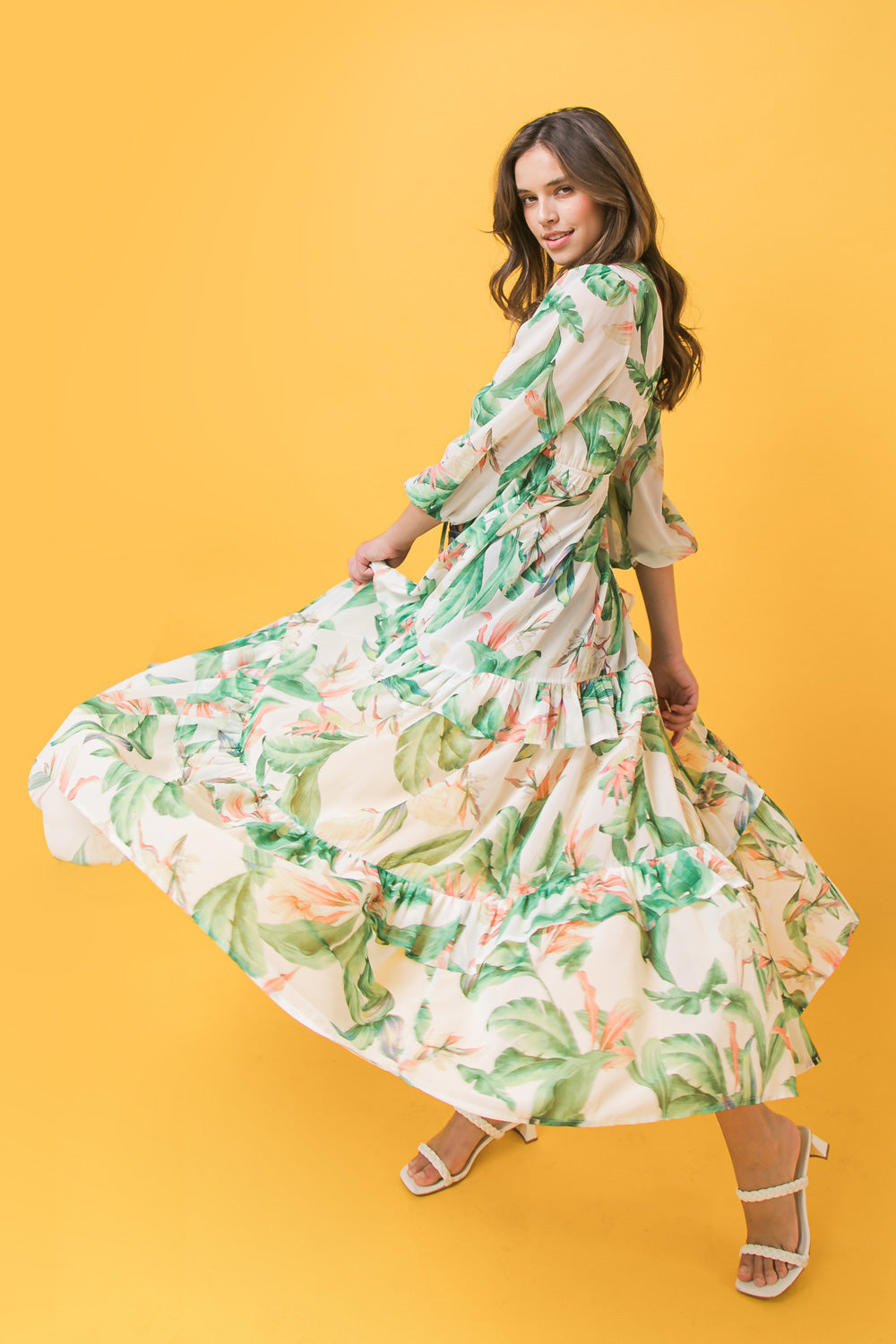Easy Days Floral Maxi Kimono Top