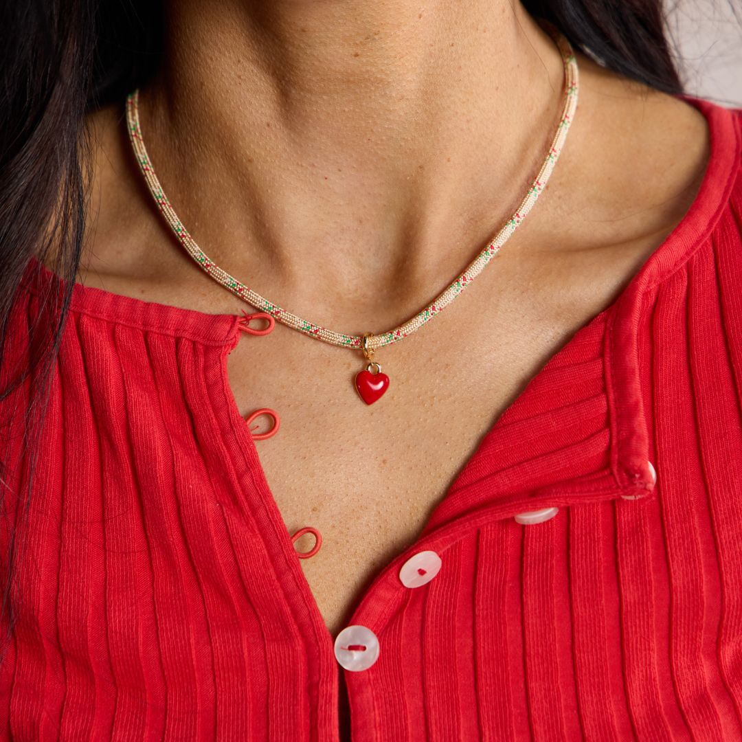 Sugar Cookie Minimalist Waterproof Cord Necklace