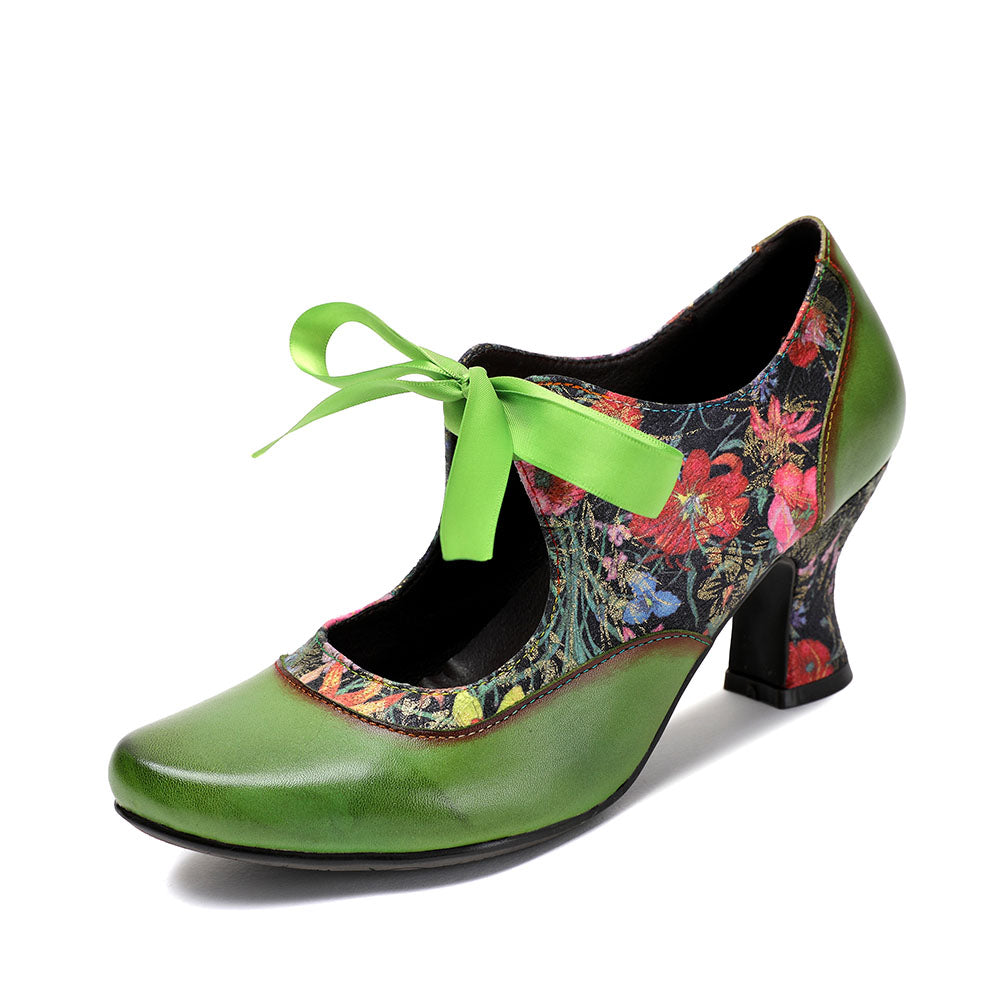 Handmade Vintage Inspired Mary Jane Pumps