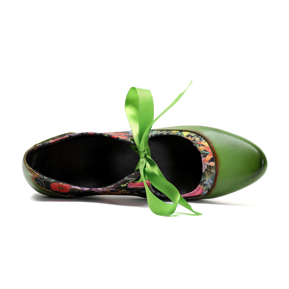 Handmade Vintage Inspired Mary Jane Pumps