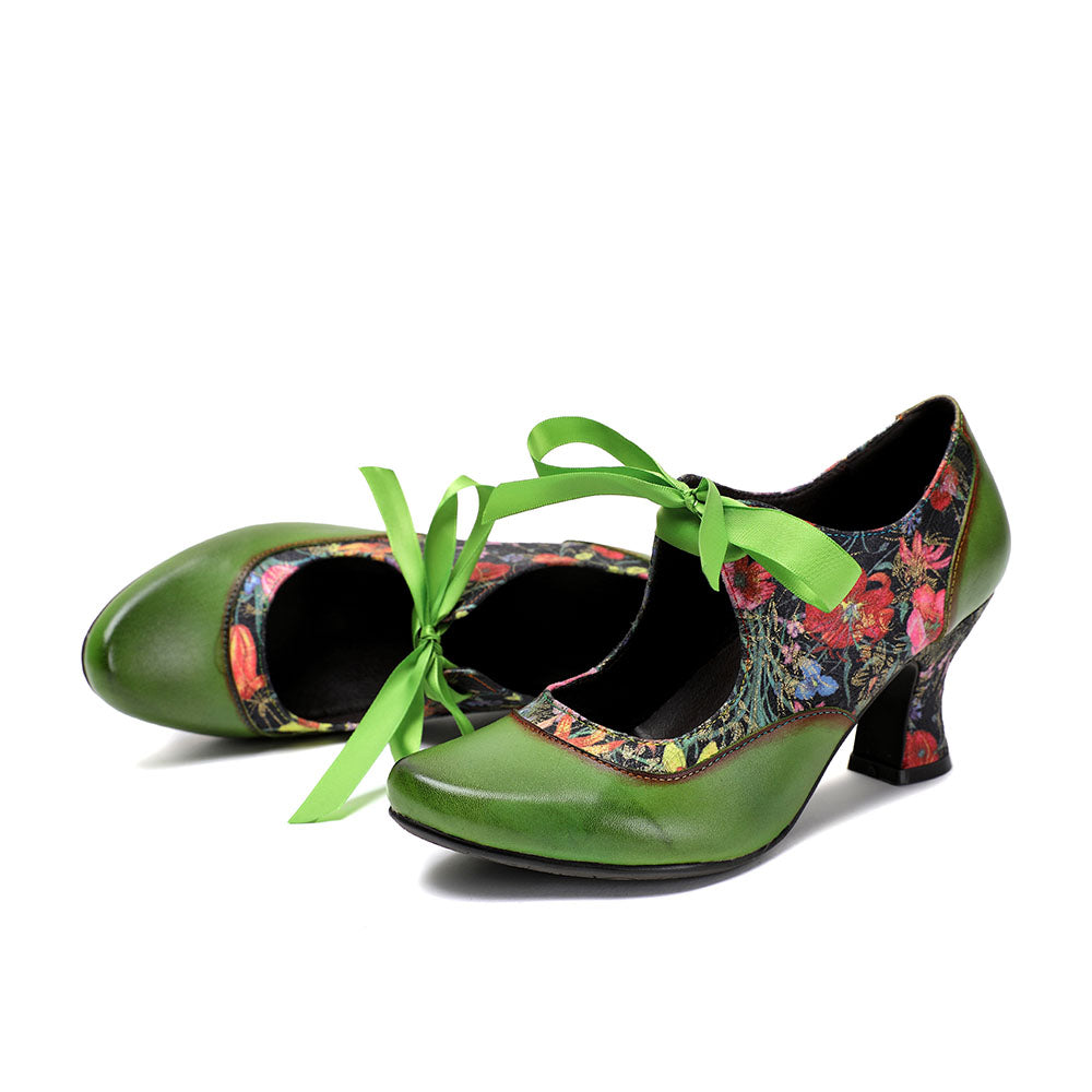 Handmade Vintage Inspired Mary Jane Pumps