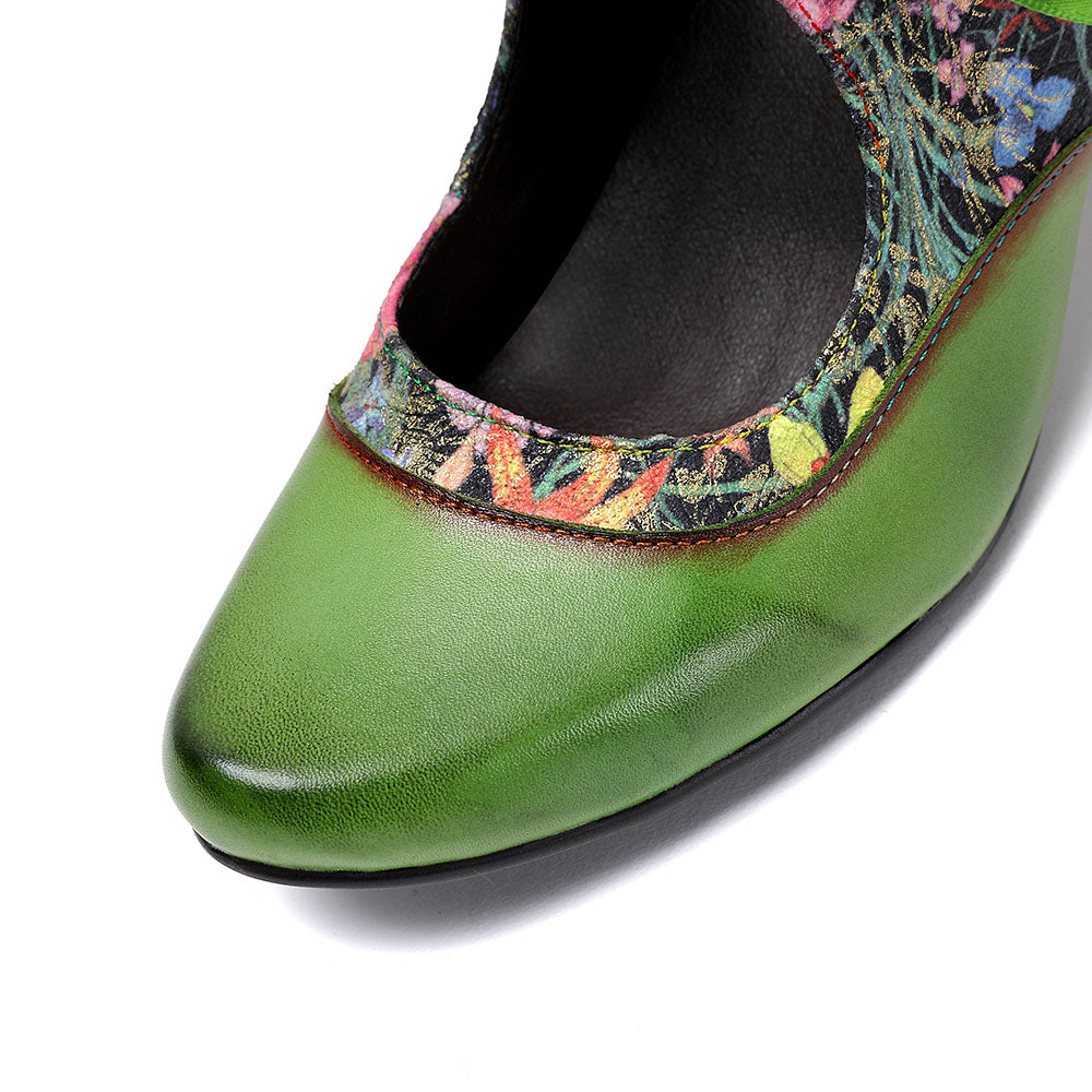 Handmade Vintage Inspired Mary Jane Pumps