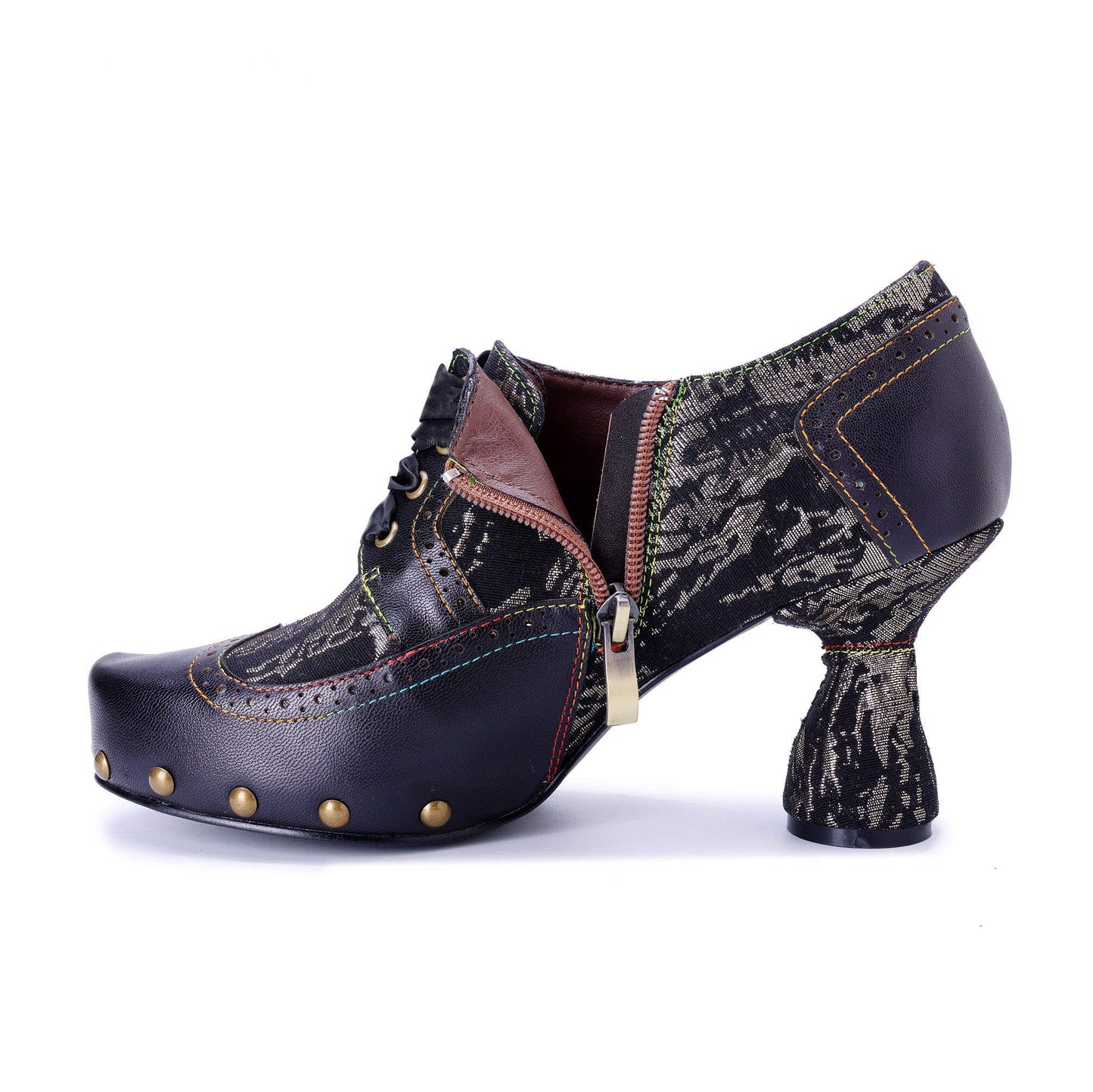 Retro Handmade Leather  Pumps