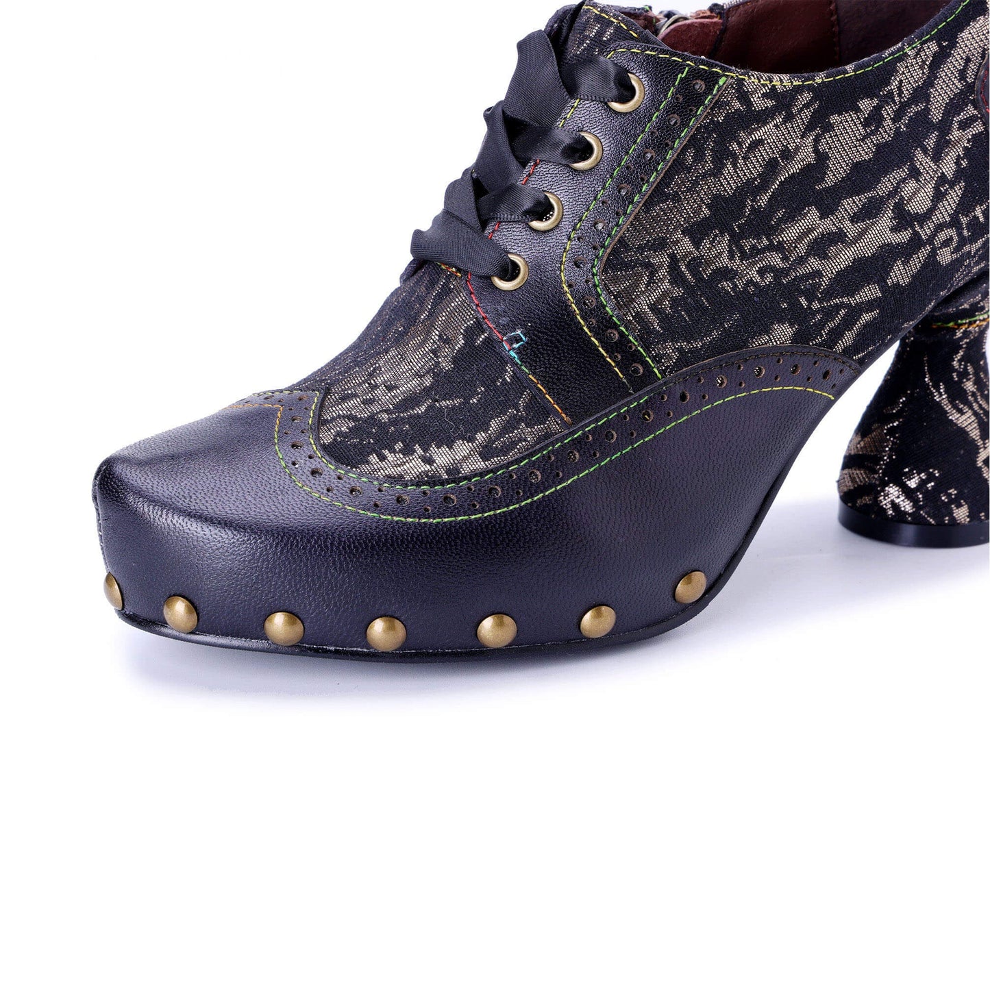 Retro Handmade Leather  Pumps