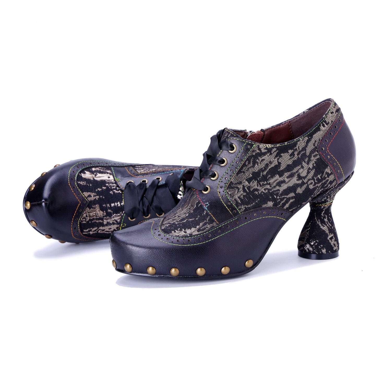 Retro Handmade Leather  Pumps