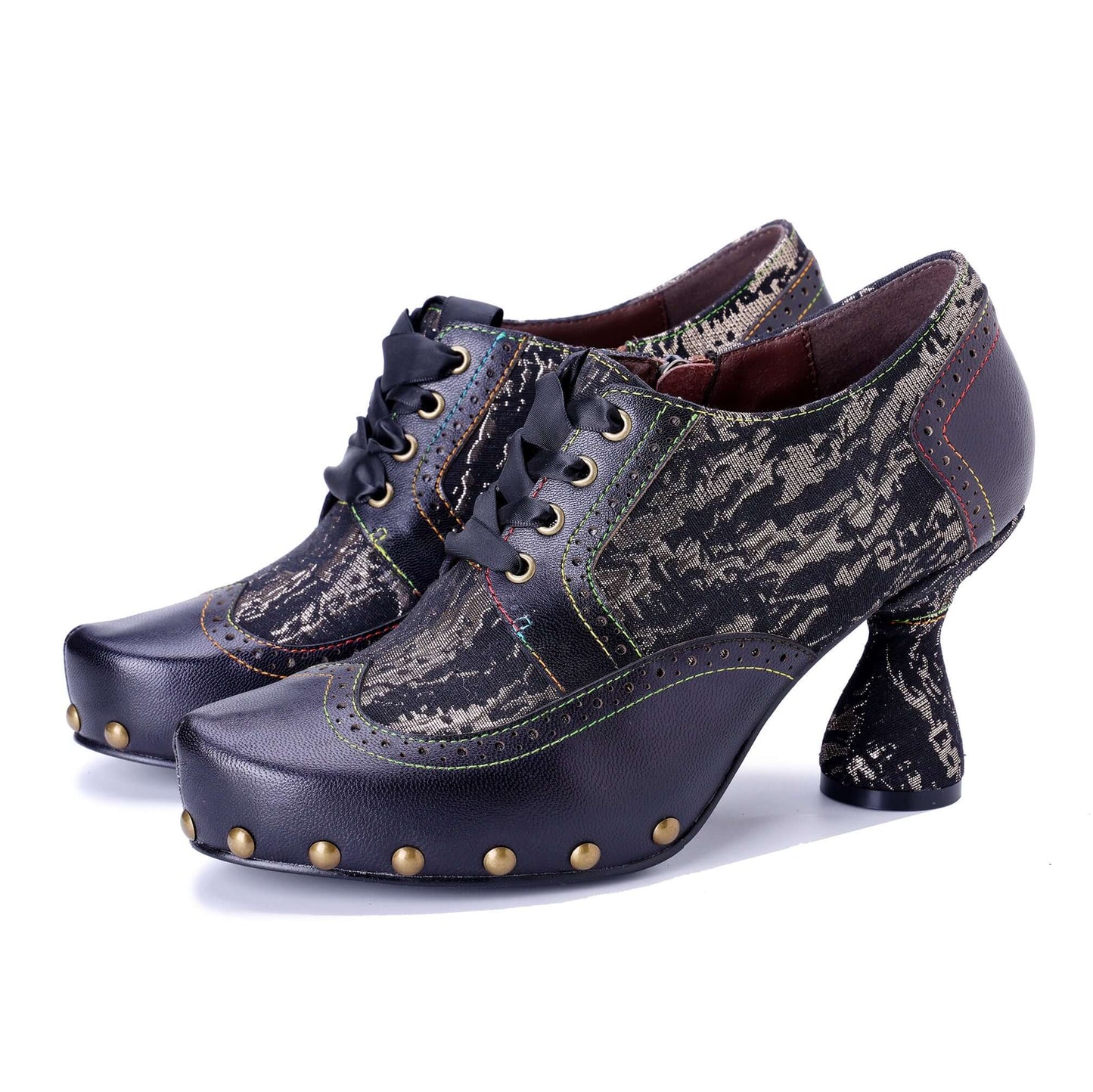 Retro Handmade Leather  Pumps