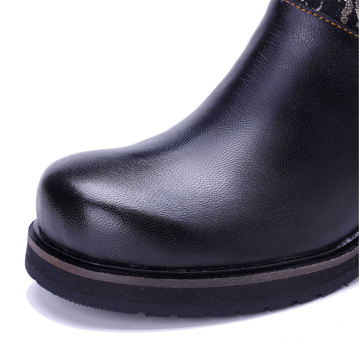 Embroidered Elegance Ankle Boots