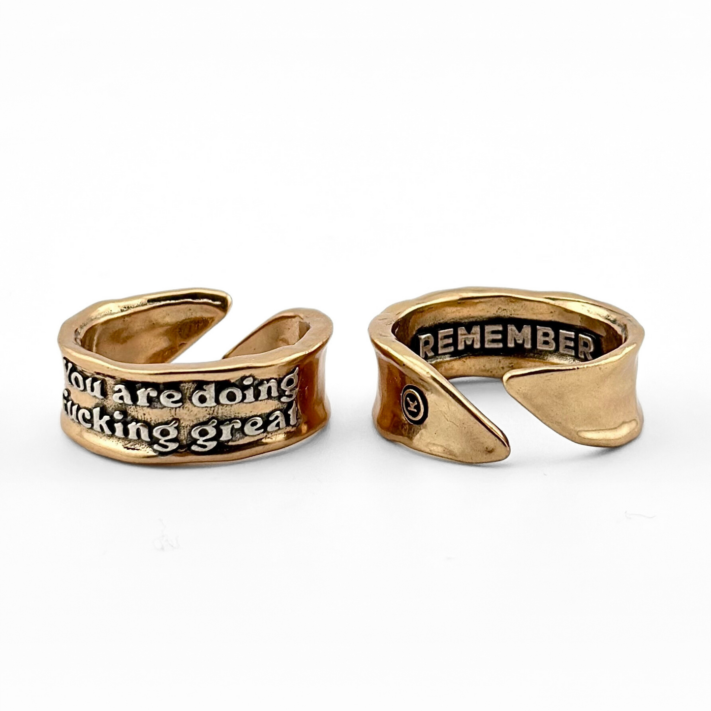 You Are Doing F*cking Great Remember Adjustable Ring