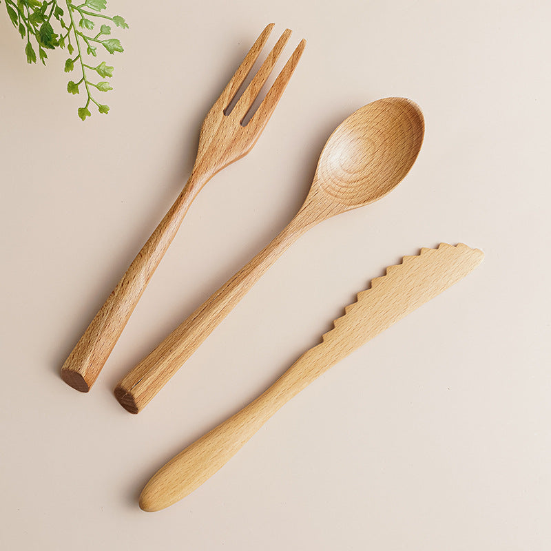 Beechwood Flatware Set by the Piece