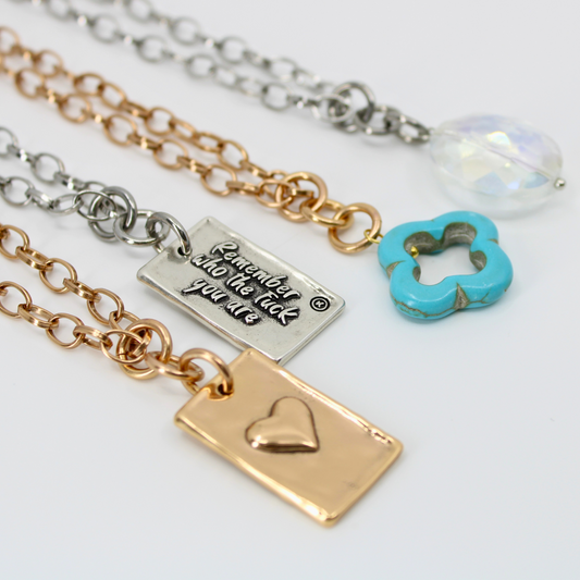 Remember Who the F*ck You Are Original Lite Necklace