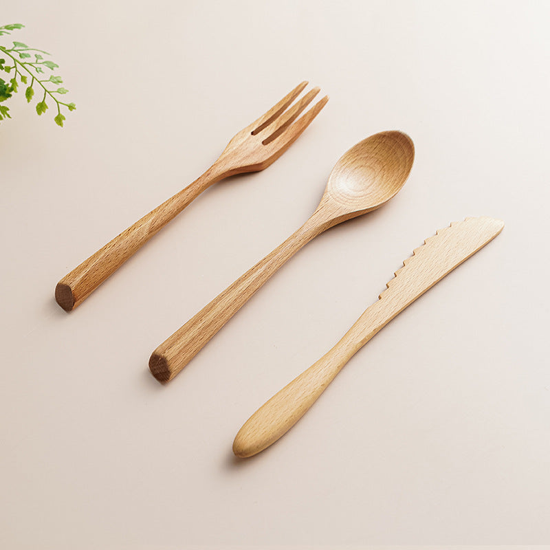 Beechwood Flatware Set by the Piece