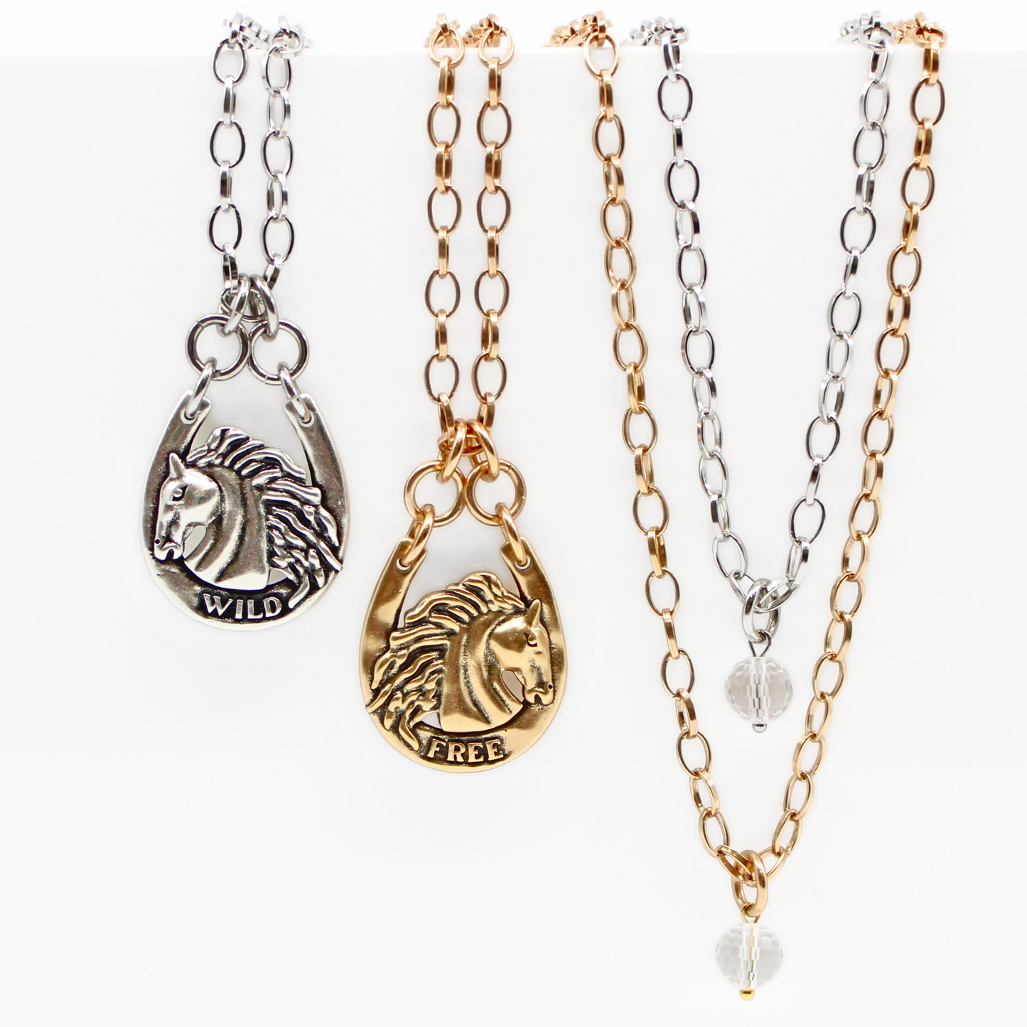 Wild & Free Horse Original Lite Necklace