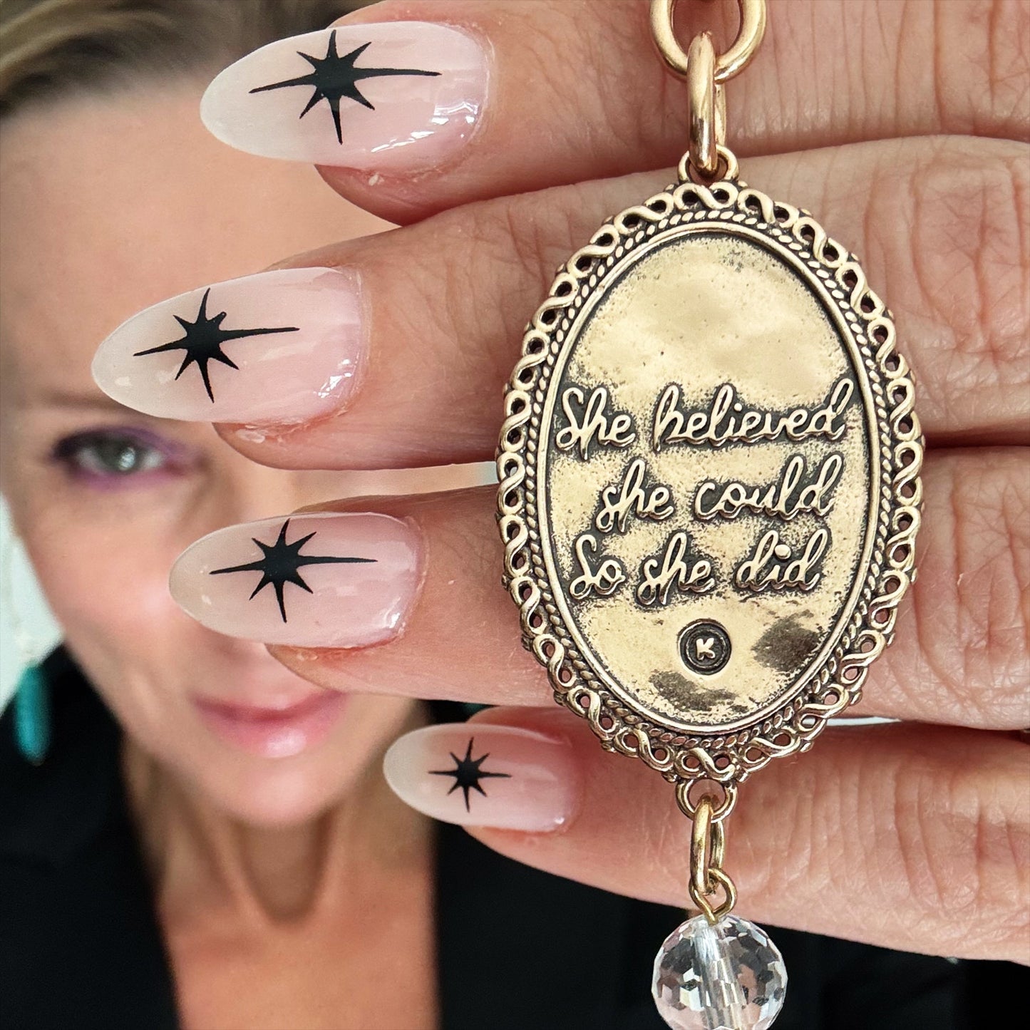 She Believed She Could Butterfly Choker Necklace